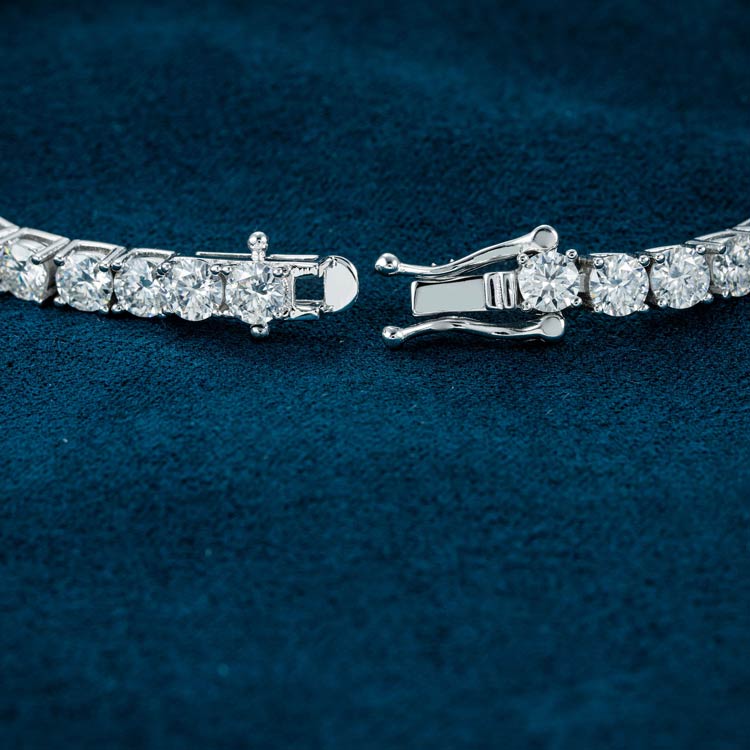 4MM Moissanite Tennis Bracelet 14K Gold、mySite、hinf8tx79