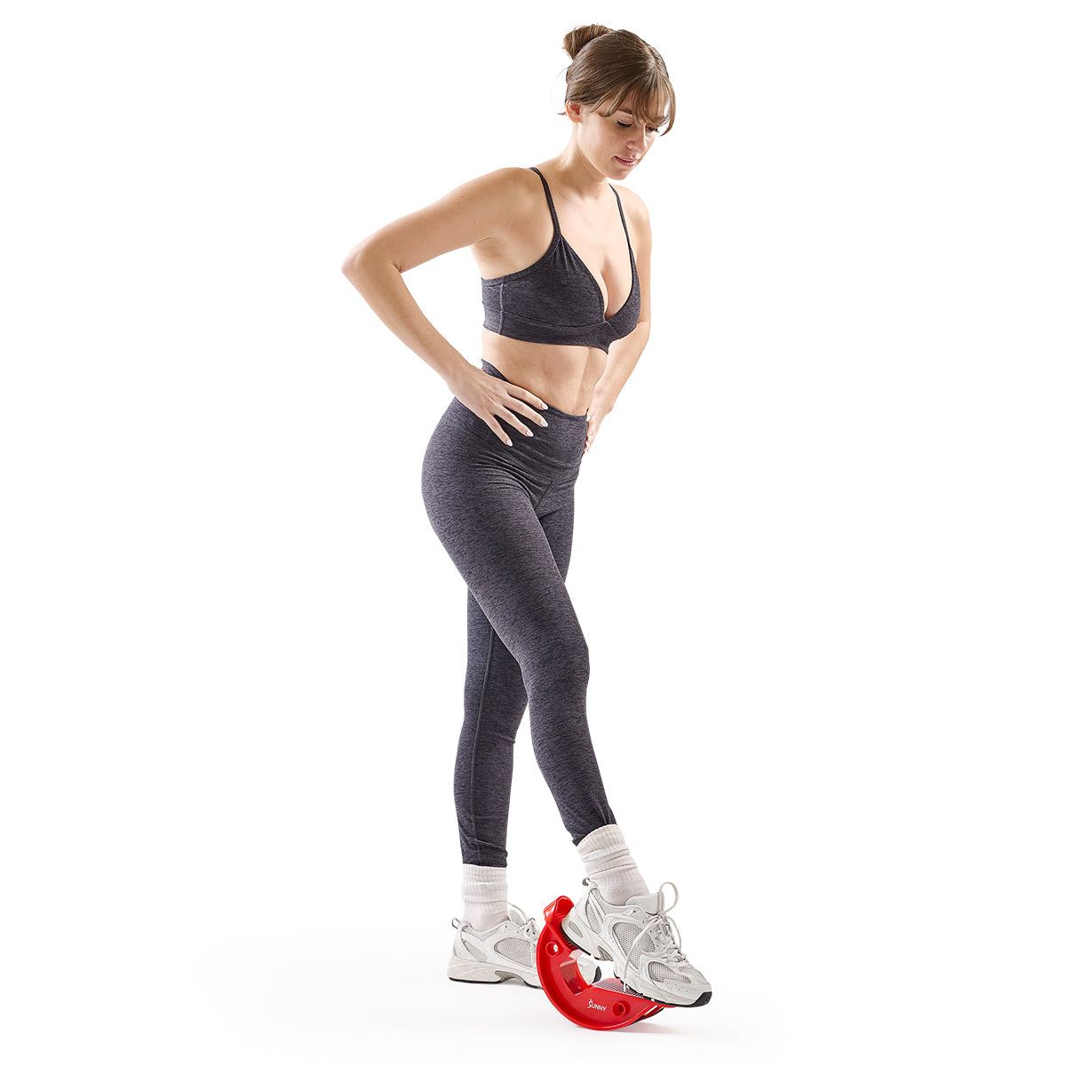  Calf & Hamstring Stretcher and Foot Rocker (Grey)、mySite、ghnorth