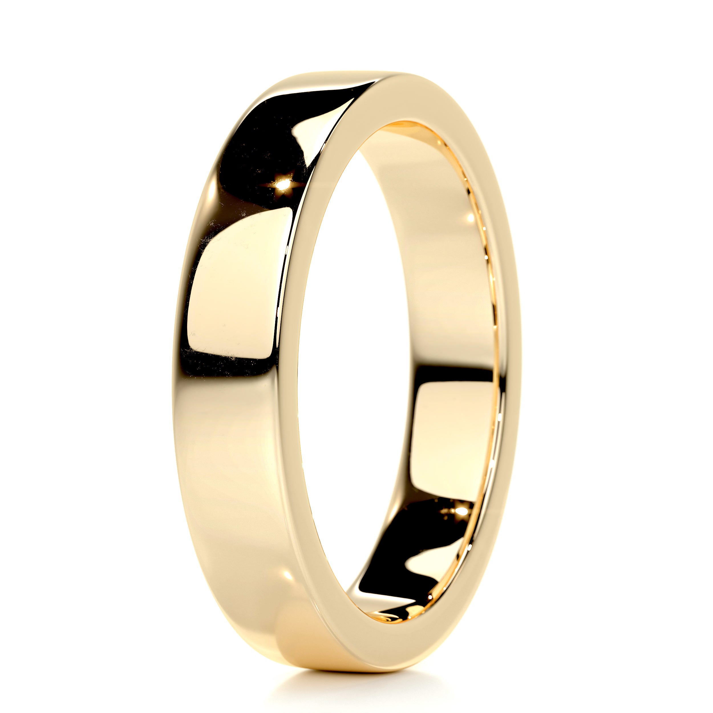 Peter Men's Wedding Band -18K Yellow Gold、mySite、hinf8tx79