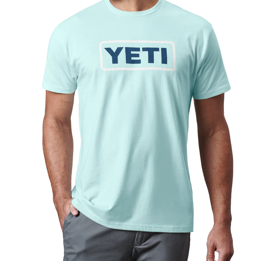YETI Logo Badge Premium T-Shirt、mySite、noshort