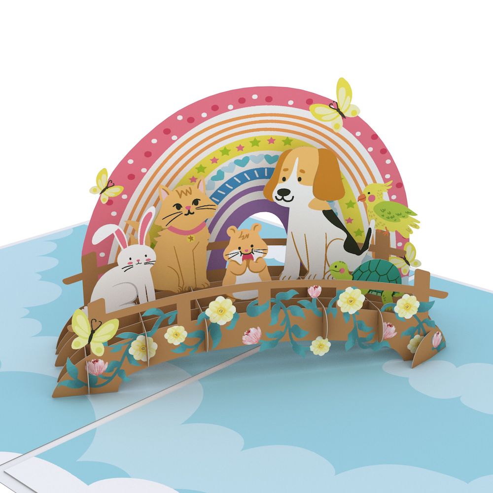 Sympathy Loss of a Pet Pop-Up Card、mySite、solidvoid