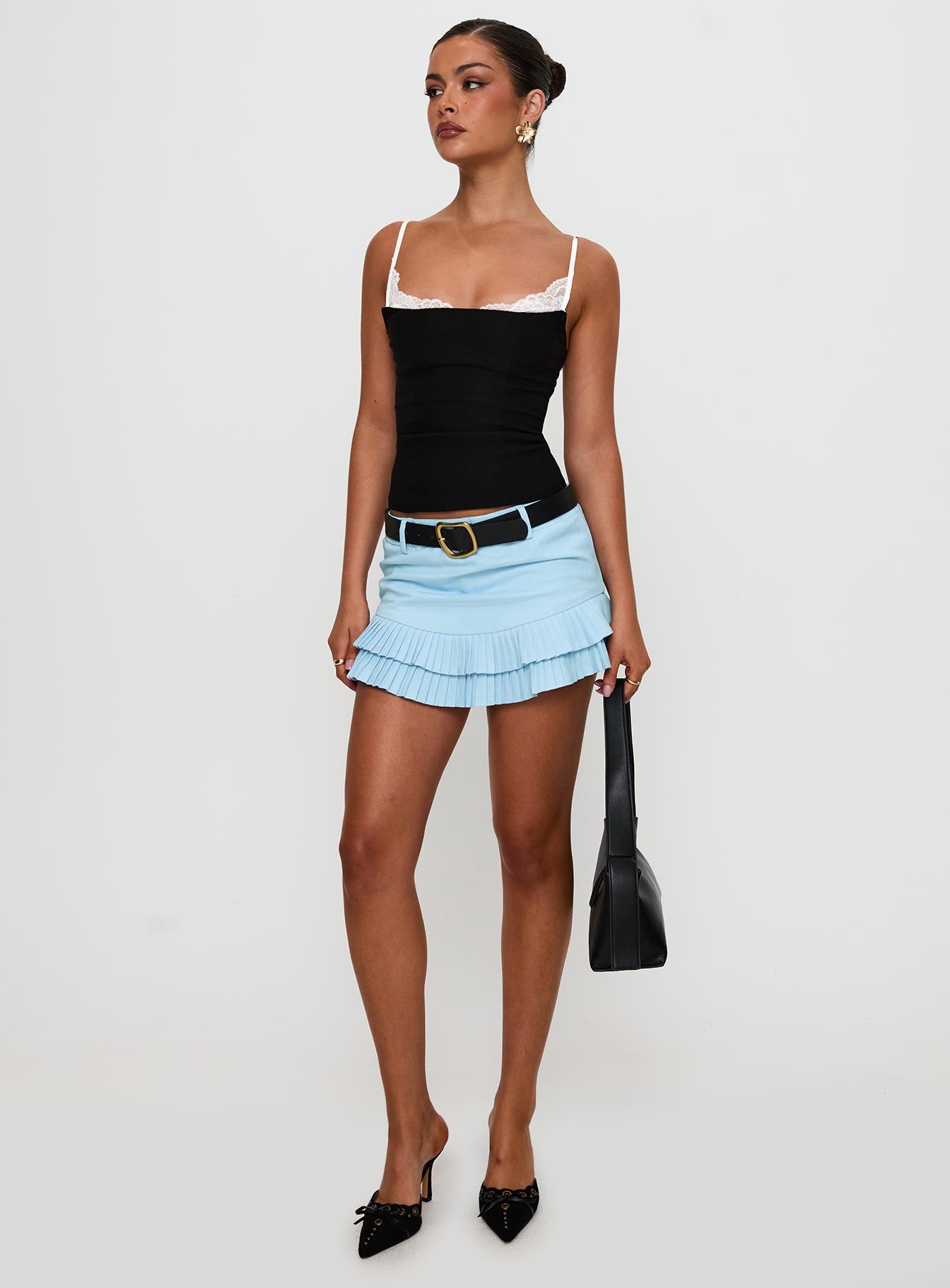 Renaissance Corset Lace Top Black / White、mySite、solidvoid