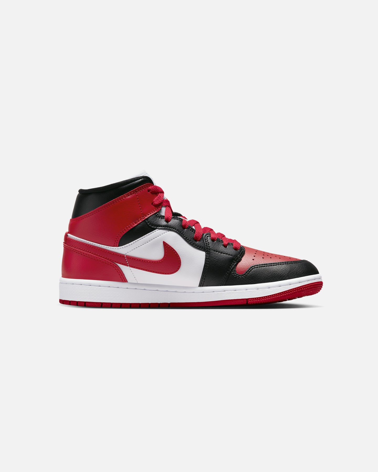 Jordan Women's Air Jordan 1 Mid Black/Gym Red、mySite、zt4zffjzw
