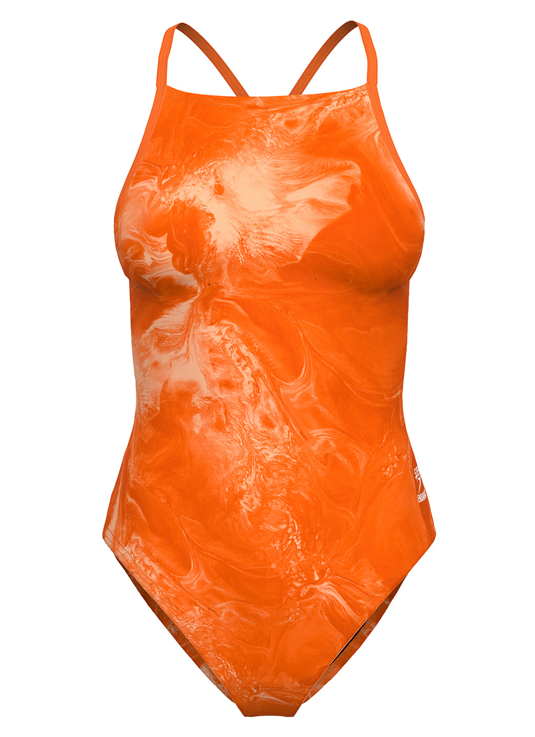 Speedo Women's Lunar Storm Crossback One Piece Swimsuit、mySite、noshort