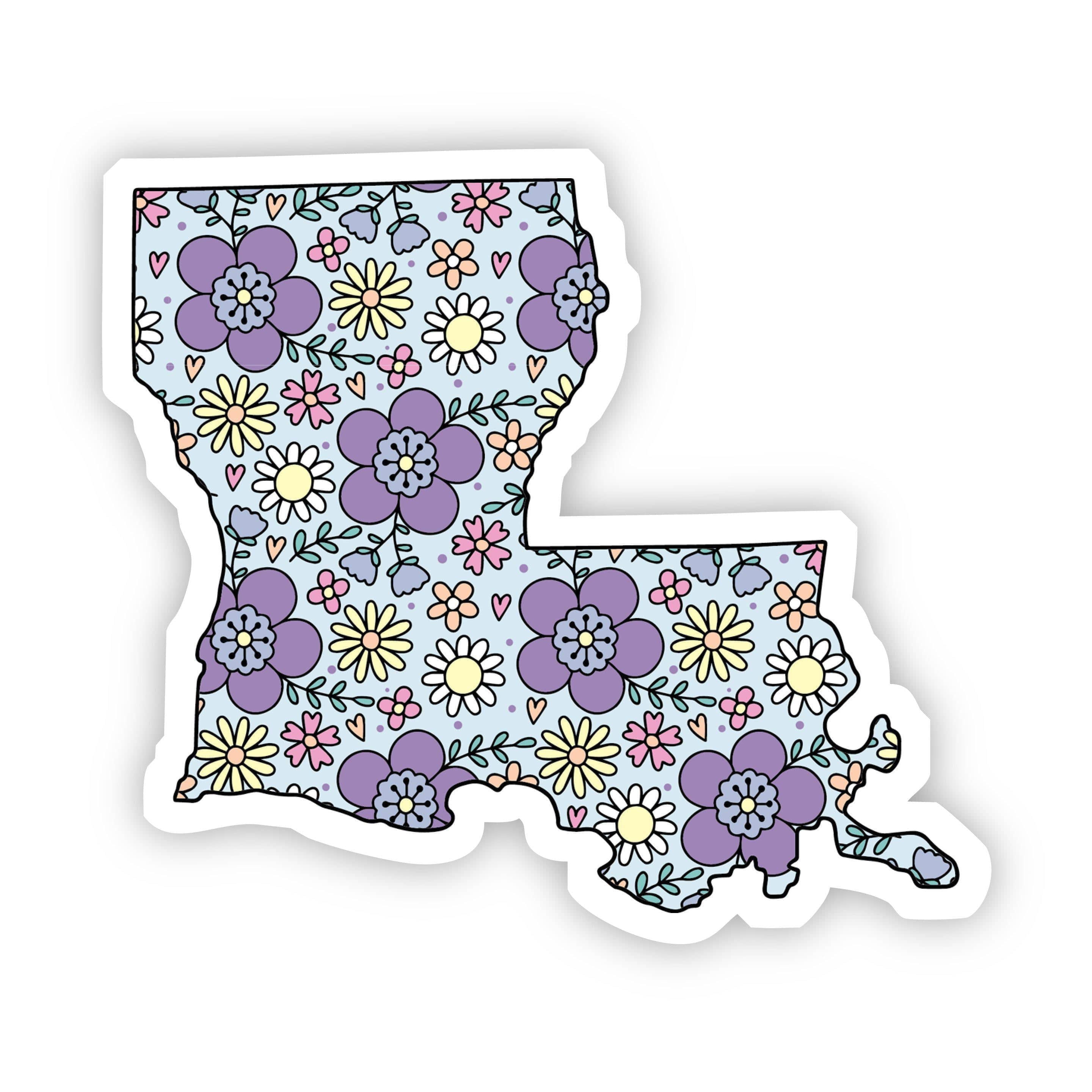  Louisiana Floral Sticker、mySite、elrpsem3k