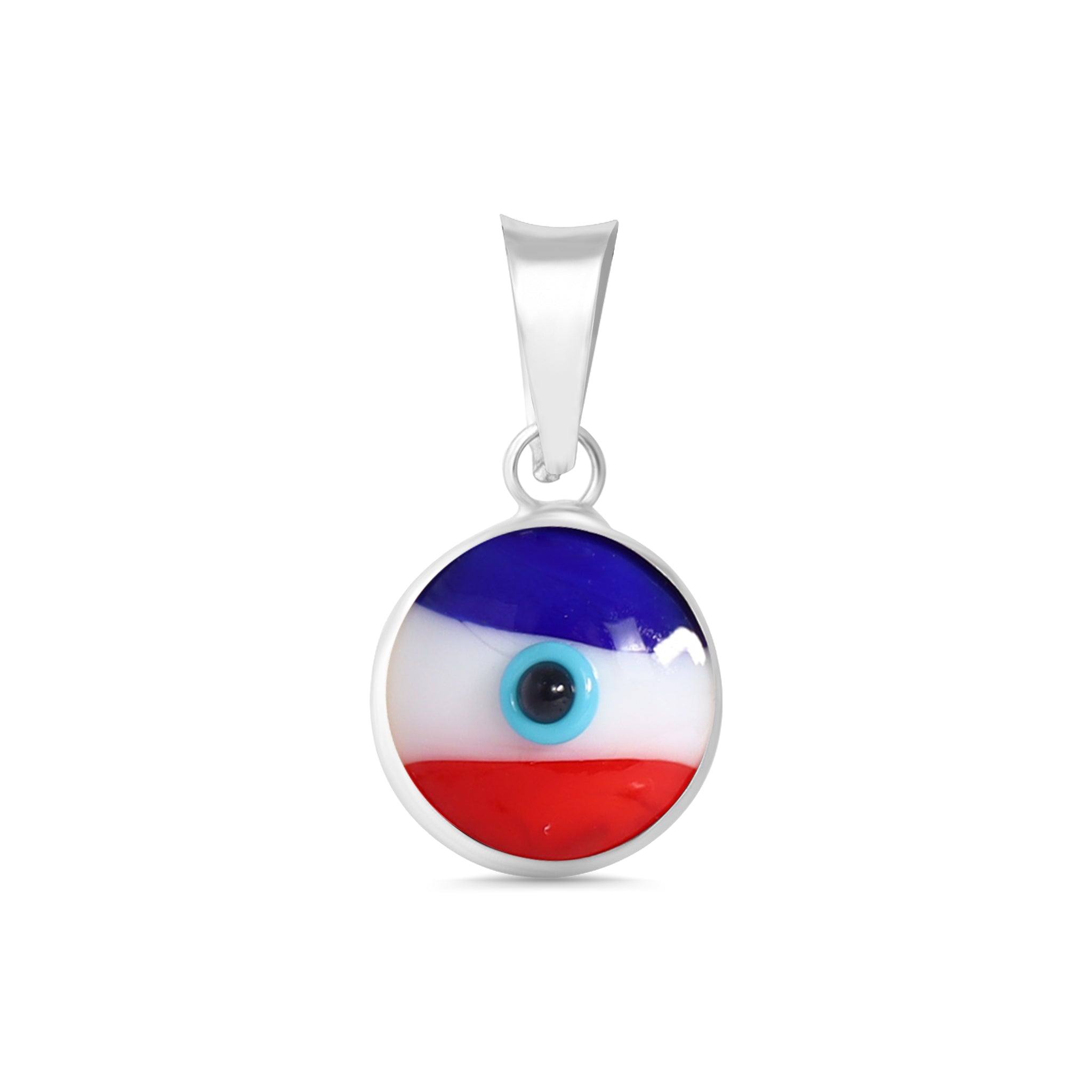 Sterling Silver Colorful Evil Eye Pendant / DIS0021、mySite、dreamappss