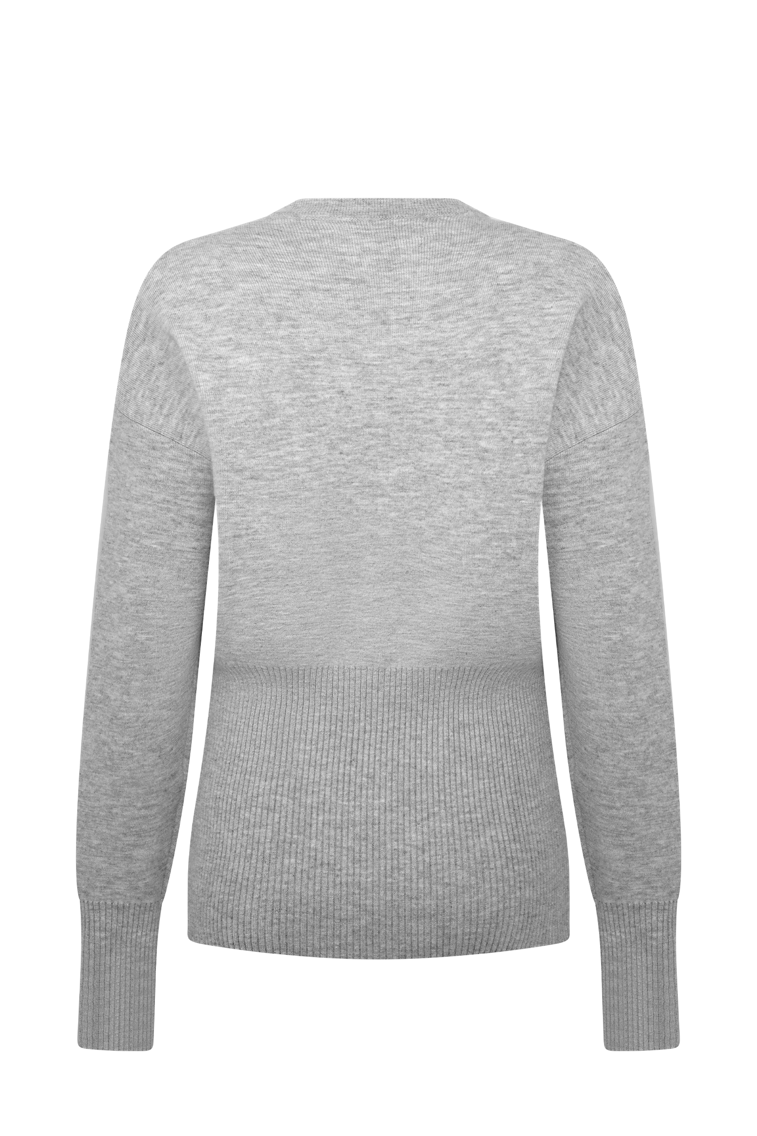 Alexia Buttoned Oversized Cardigan - Grey Marle、mySite、solidvoid