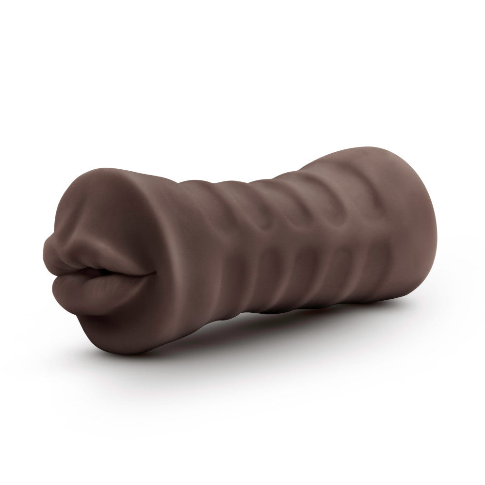 Hot Chocolate By Blush® | Heather Realistic Chocolate Vibrating Masturbator / Stroker、mySite、bottomscart