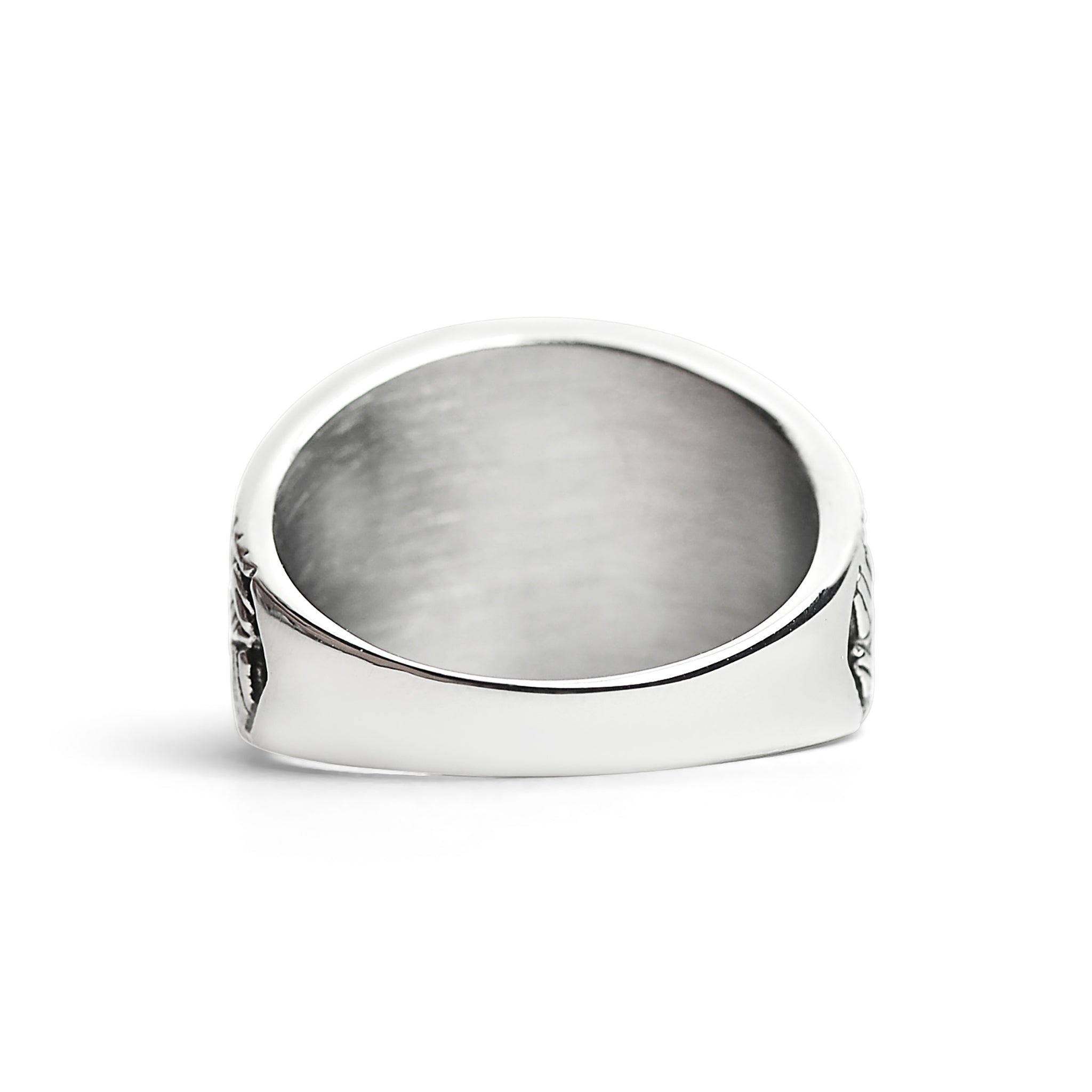 United States Army Stainless Steel With Black Center Stone Women's Ring / MCR4056、mySite、dreamappss