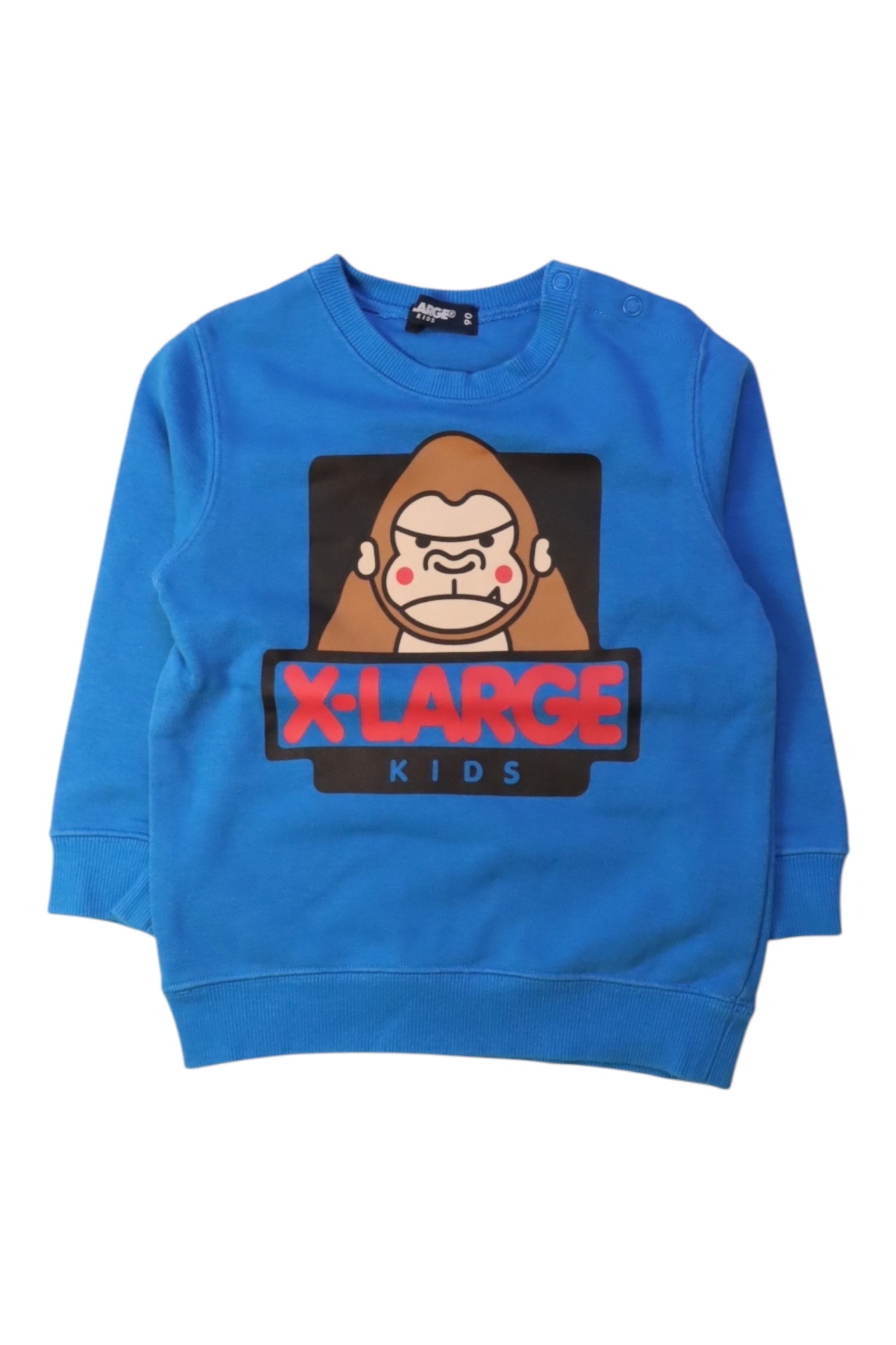 XLARGE Kids Crewneck Gorilla Sweatshirt 18-24M、mySite、g9winljtr