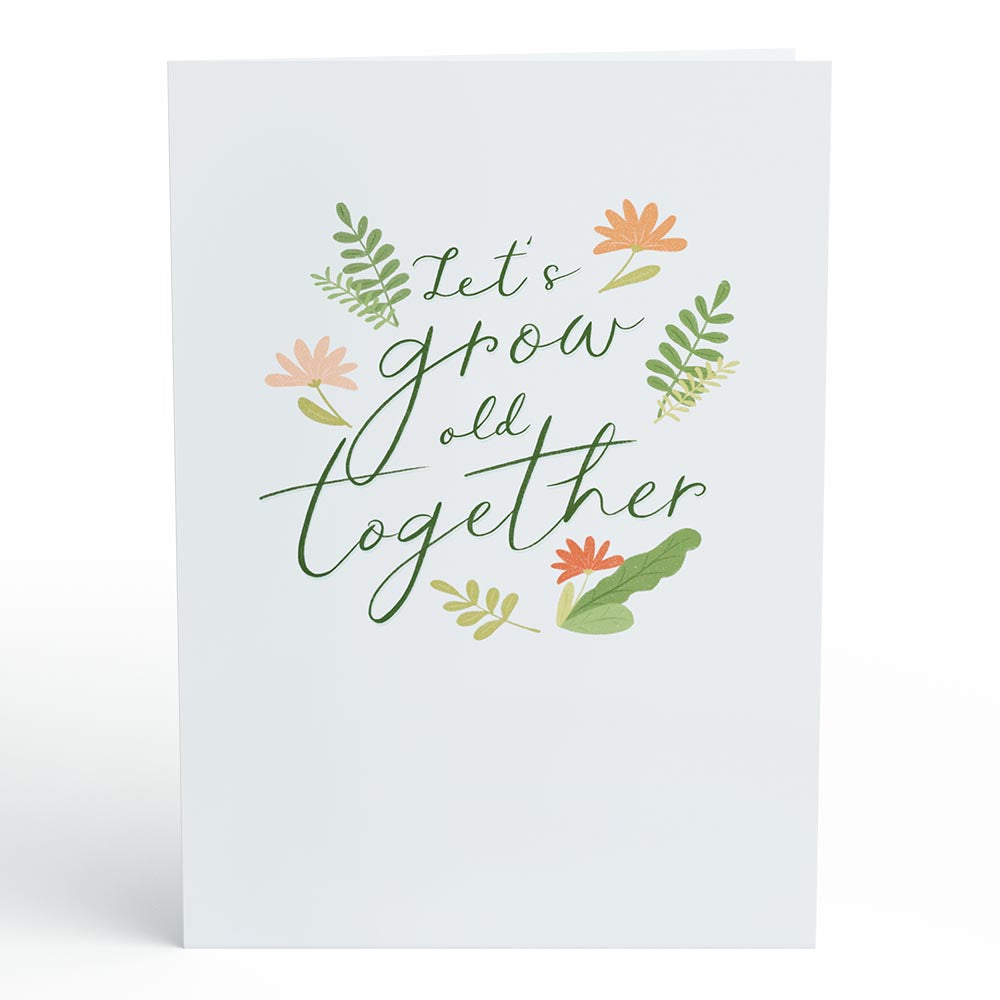 Let’s Grow Old Together Pop-Up Card、mySite、solidvoid