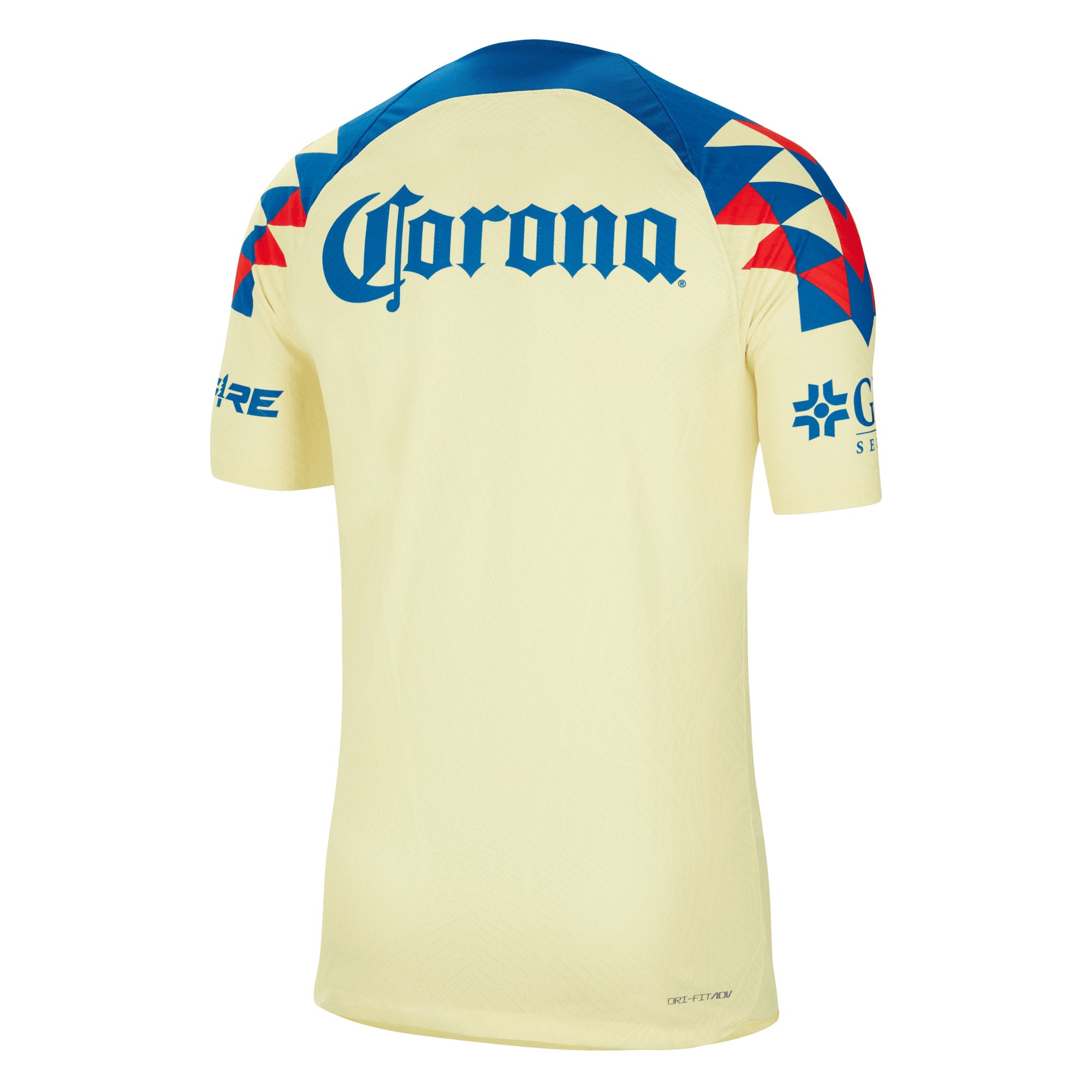 Nike Men's Club America 2023/24 Dri-FIT ADV Home Jersey Yellow/Blue、mySite、noshort