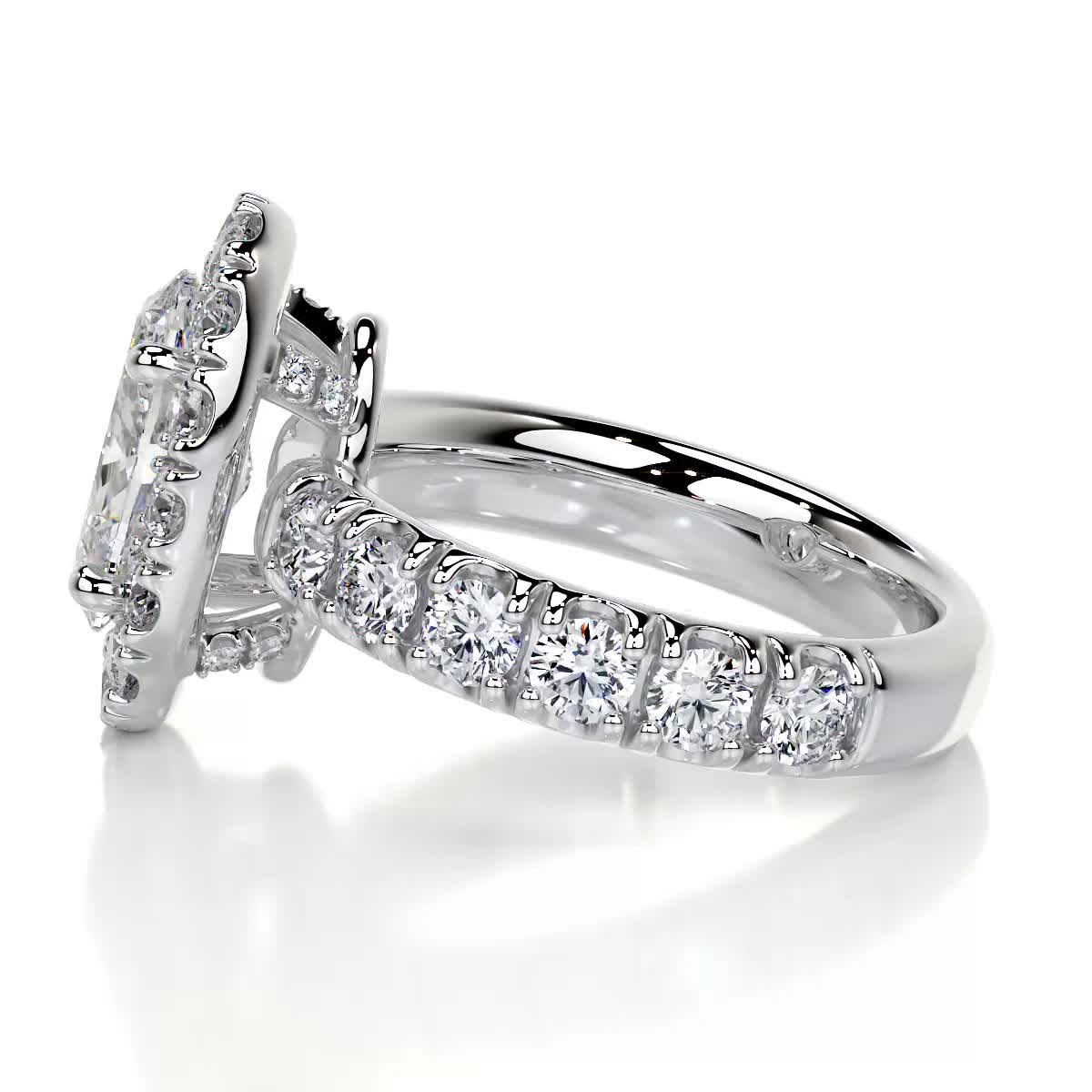 Maya Diamond Engagement Ring -18K White Gold、mySite、hinf8tx79
