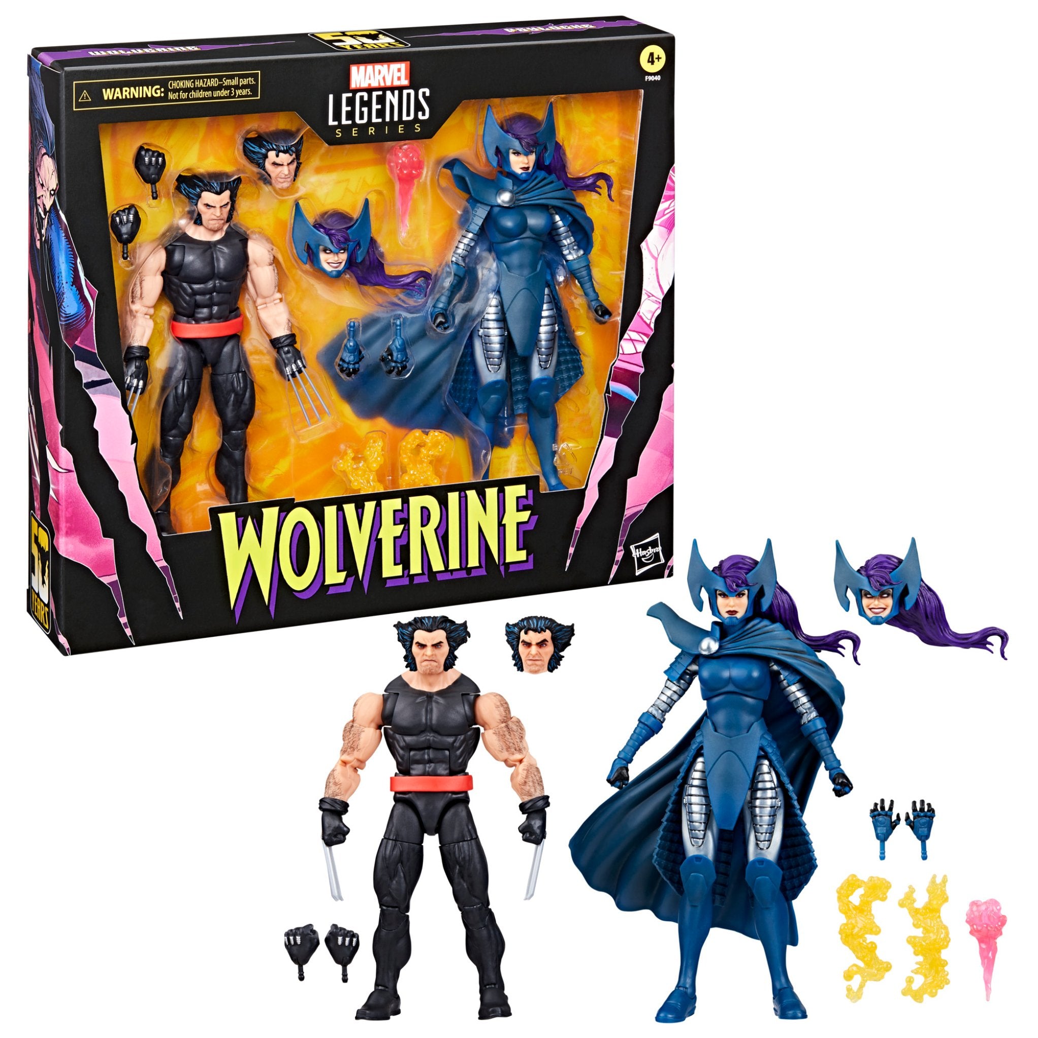 Marvel Legends Wolverine 50th Anniversary Wolverine and Psylocke 2-Pack、mySite、hgirdovlk