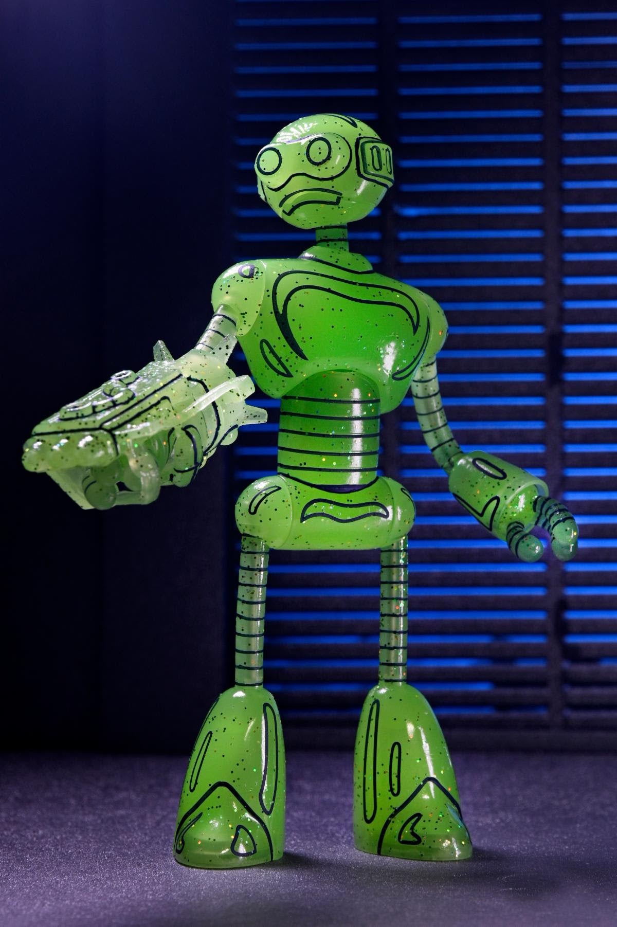 NECA Teenage Mutant Ninja Turtles Glow-In-The-Dark Transmat Fugitoid (Mirage Comics)、mySite、hgirdovlk