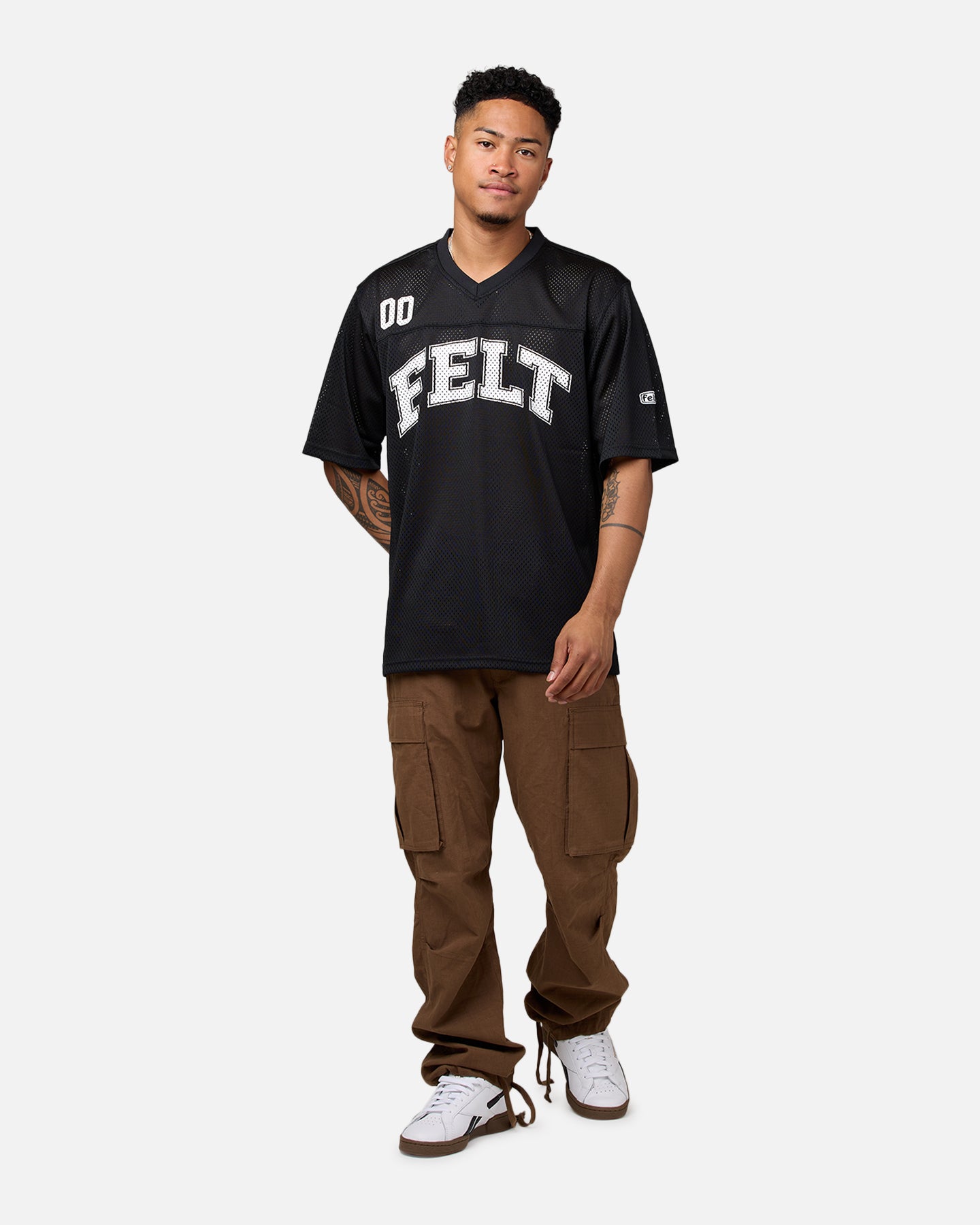 Felt Overtown Mesh Football Jersey Black、mySite、zt4zffjzw