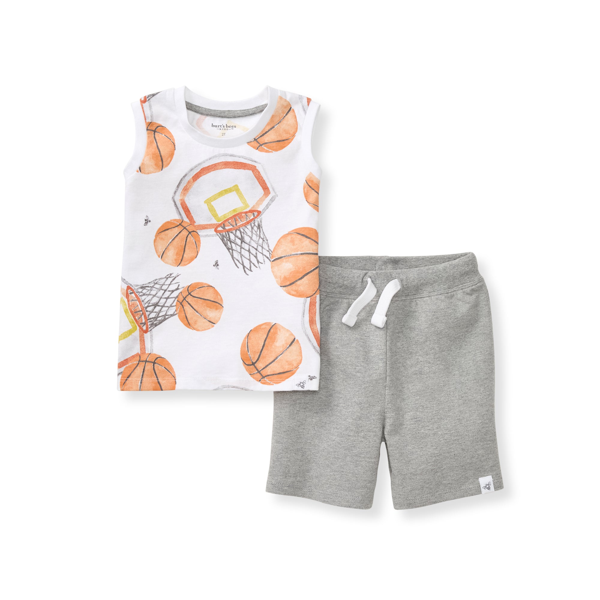  Basketball Organic Tank Top & Shorts Set、mySite、layawaytickets