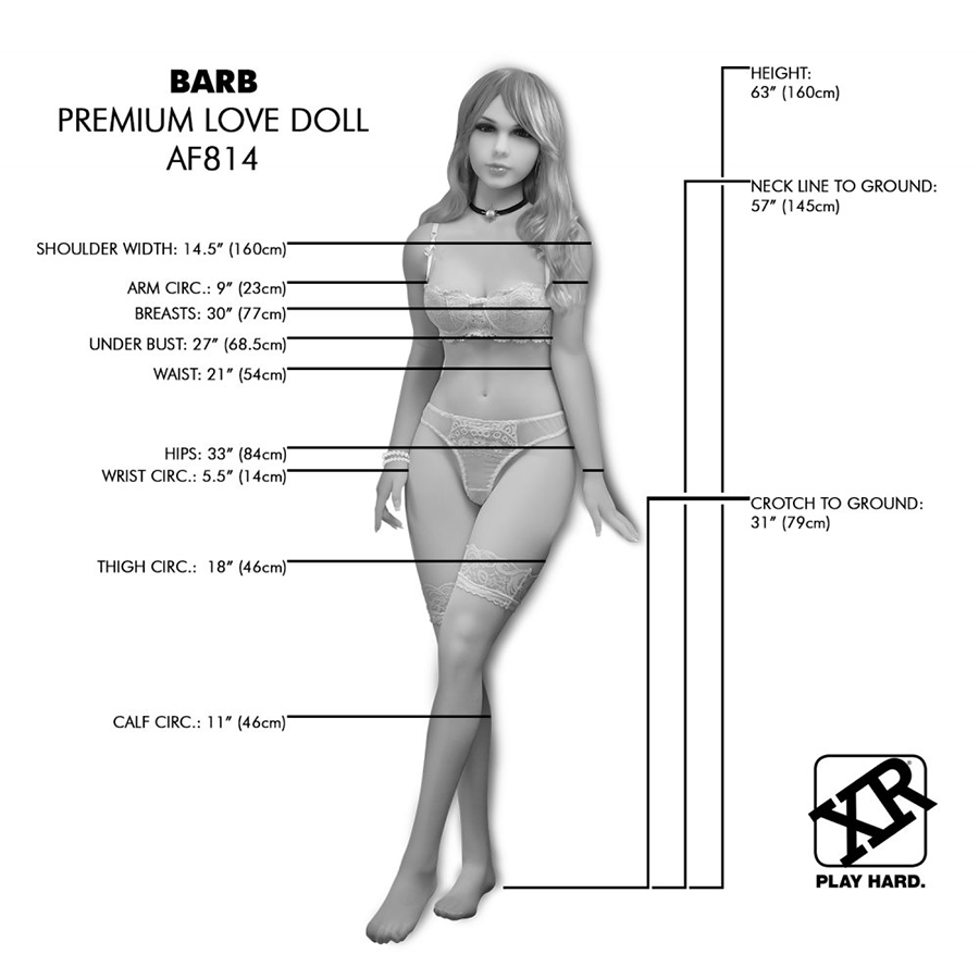 NextGen Barb Premium Life Size Flesh Full Body Sex Doll、mySite、bottomscart