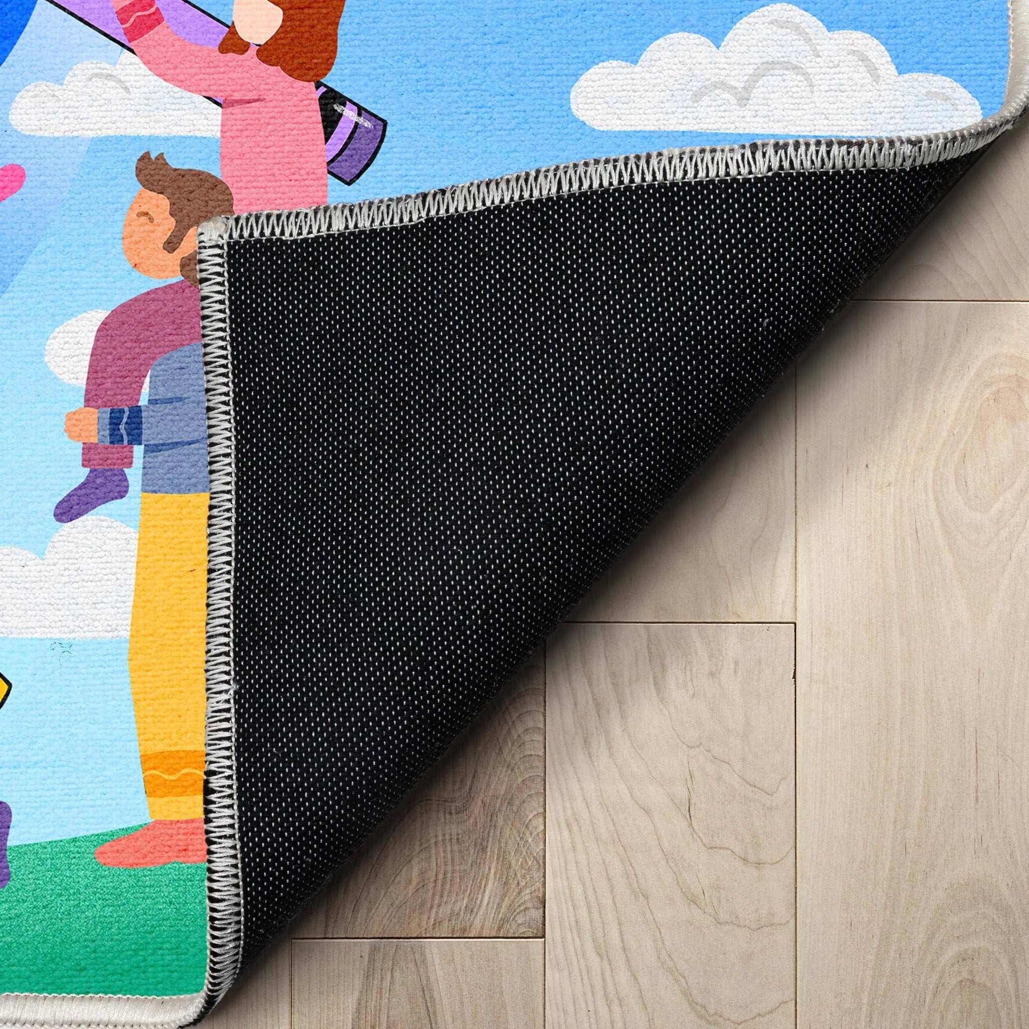 Crayola Color The World Blue Area Rug By Well Woven、mySite、gigharbornorthrealestate