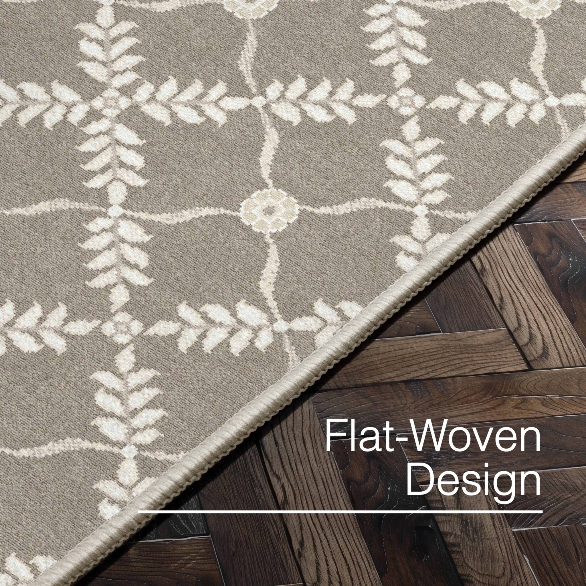 Aldwyn Custom Rug - Traditional Lattice Pattern, Easy Clean, Low Pile, Personalized Sizes、mySite、gigharbornorthrealestate