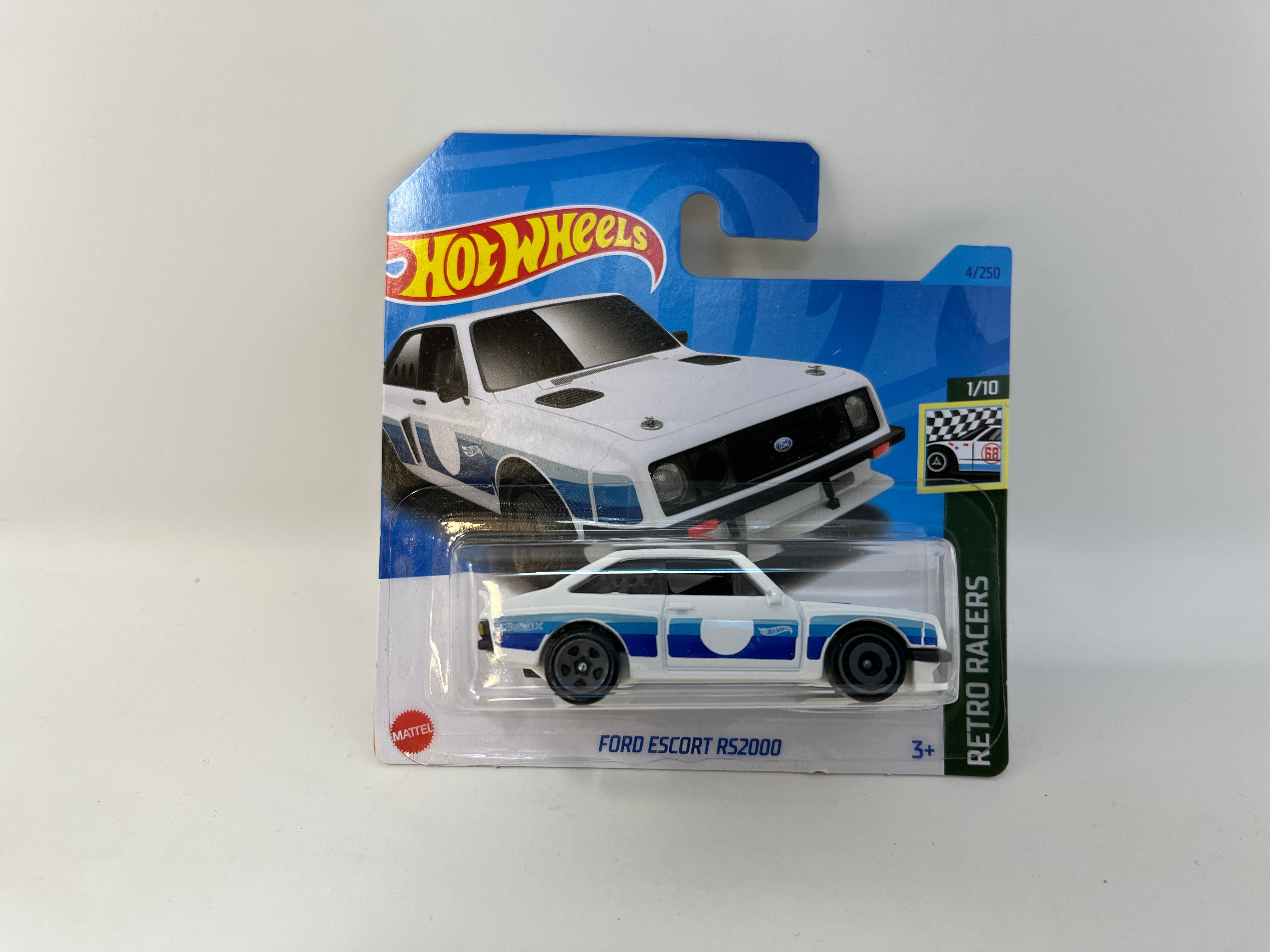 Ford Escort RS2000 #4 * WHITE * 2023 Hot Wheels Short Card、mySite、hgirdovlk