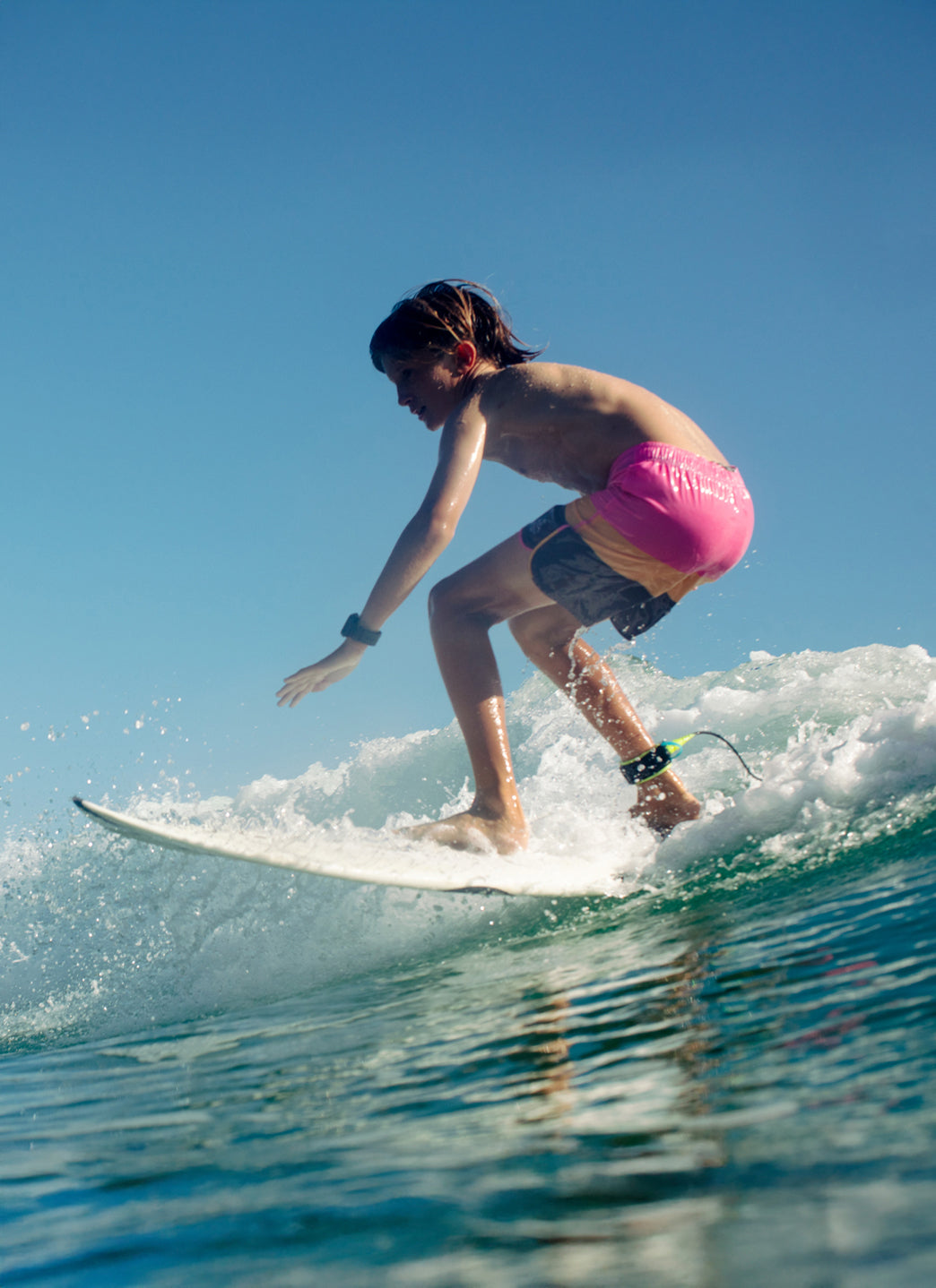 Seaesta Surf Boys' Print Scallop Retro Flare Board Shorts (Toddler, Little Kid, Big Kid)、mySite、noshort