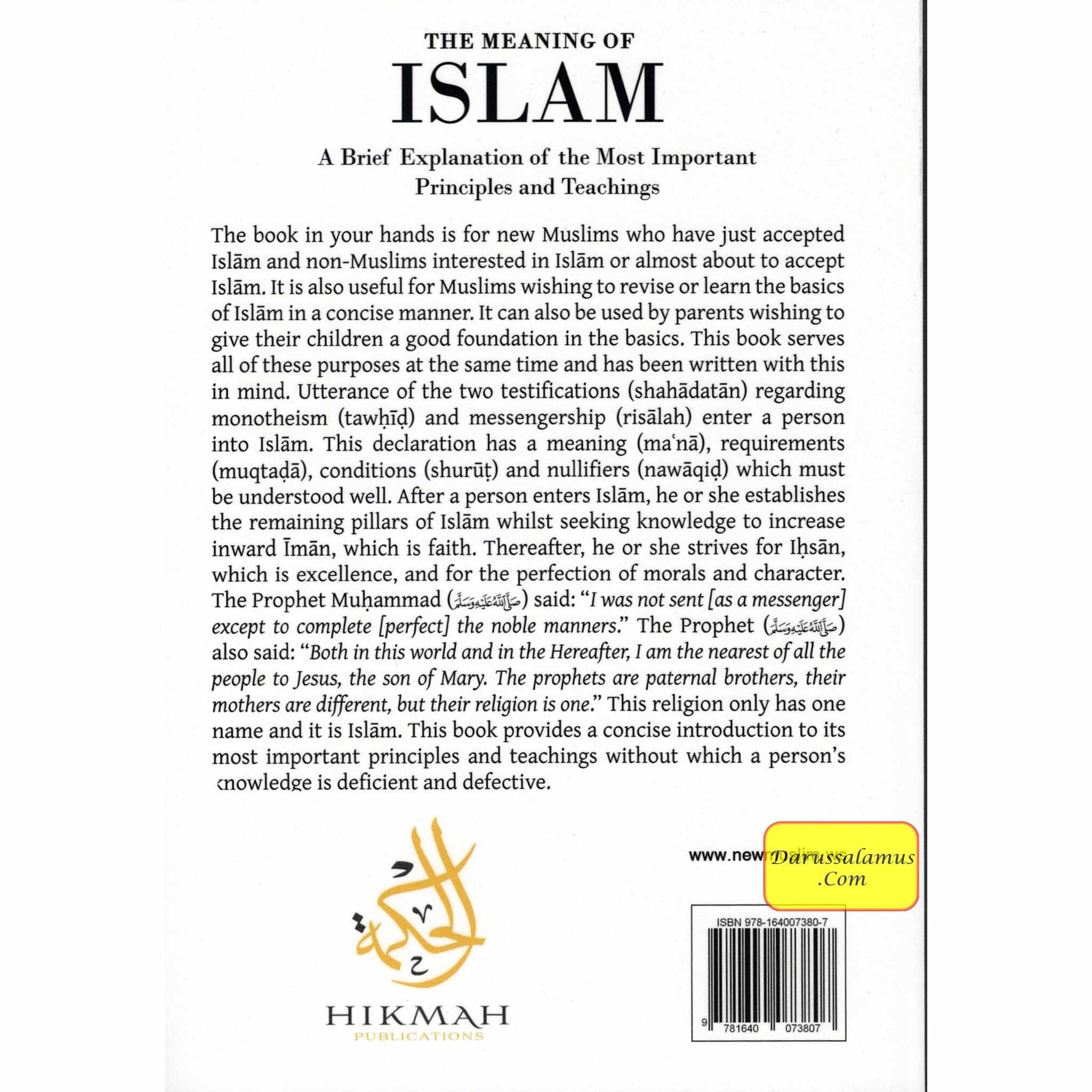 The Meaning of Islam: A Brief Explanation of the Most Important Principles & Teachings By Abu Iyad Amjad bin Muhammad Rafiq、mySite、topwebapps