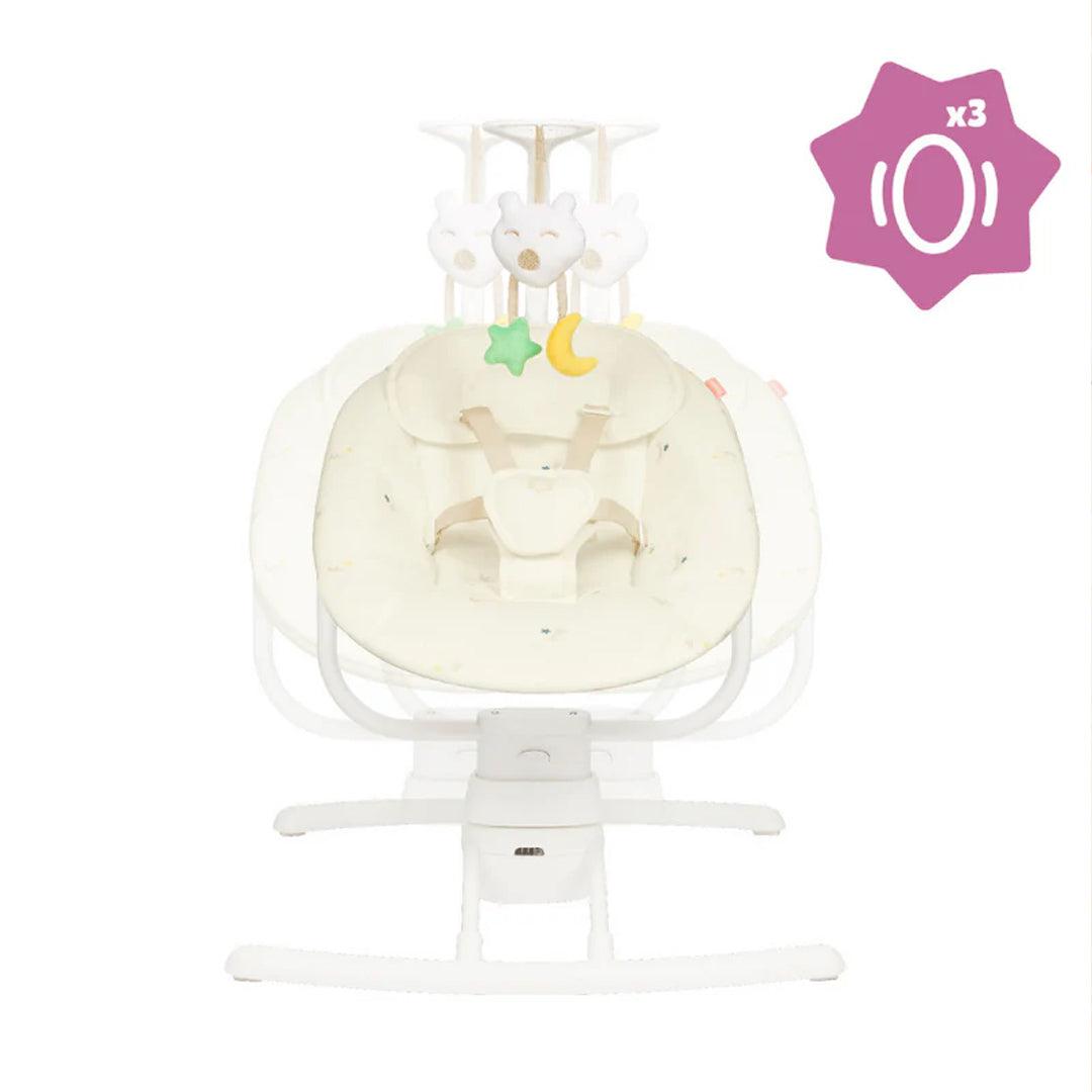  Badabulle Lateral Swing With Remote - Cream、mySite、merchandisen