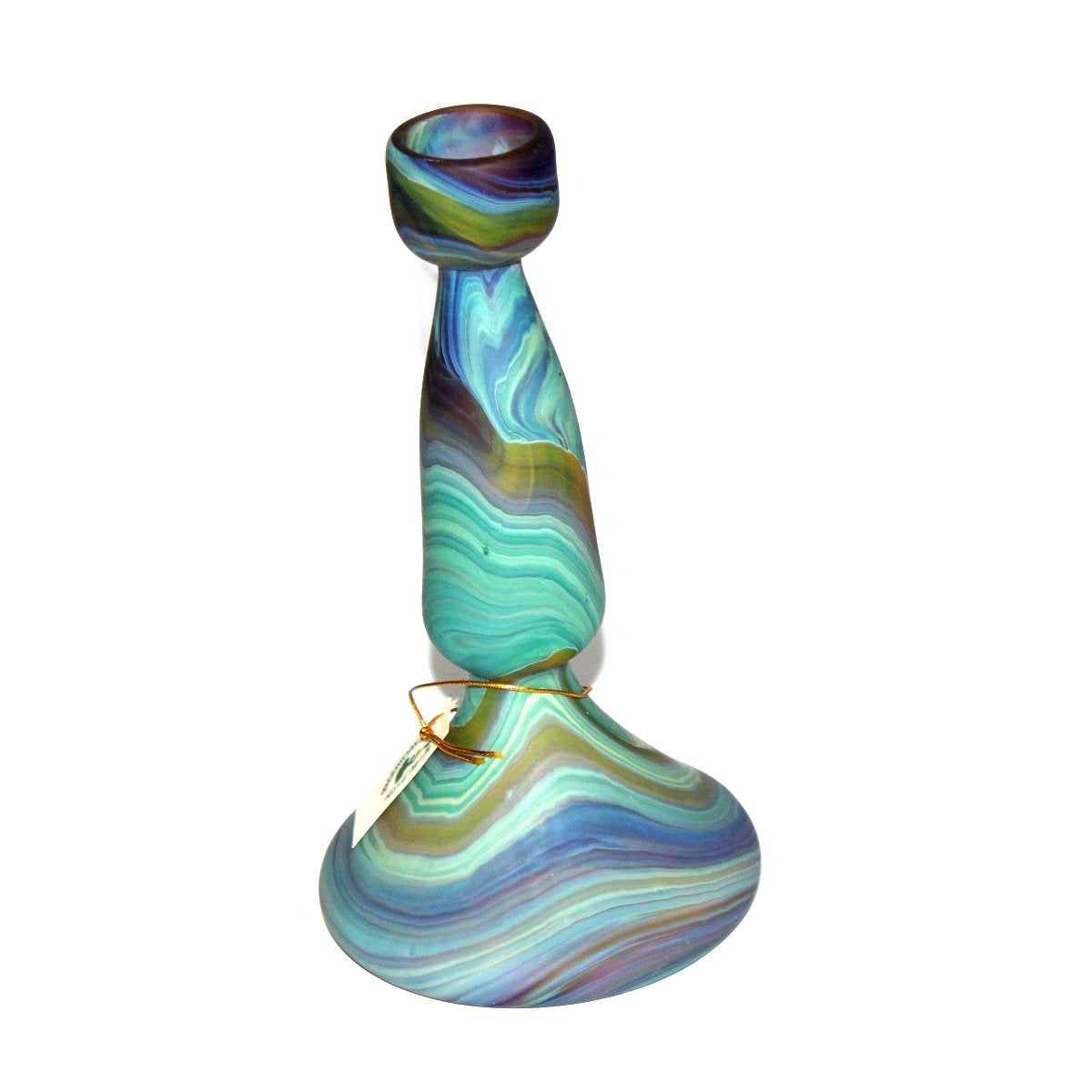 Hailama Style Phoenician - Ancient Beauty Phoenician Glass Vase/Candle Holder. Each is Unique. Museum Quality (7 Inch)、mySite、topwebapps