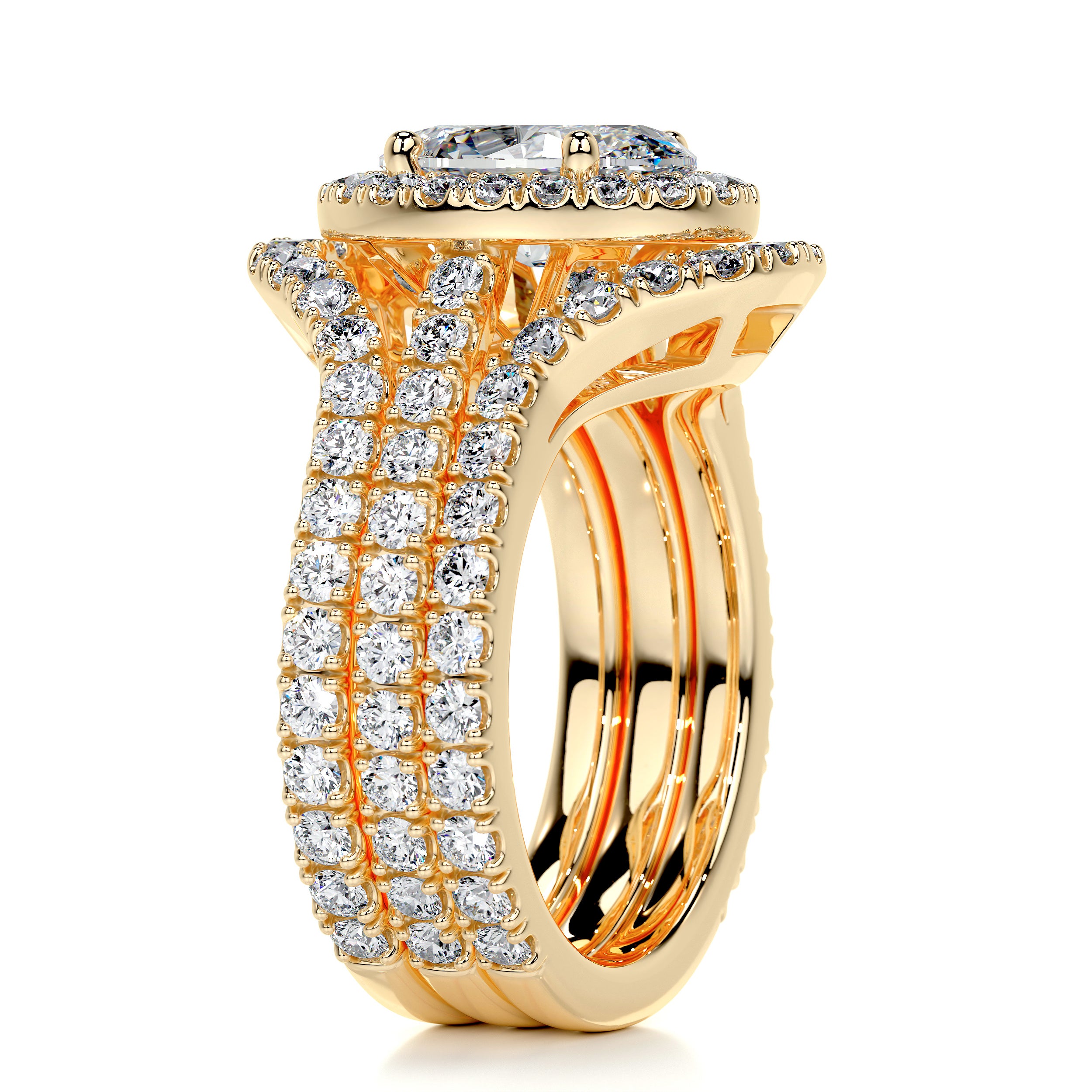 Maria Diamond Bridal Set - 18K Yellow Gold、mySite、hinf8tx79