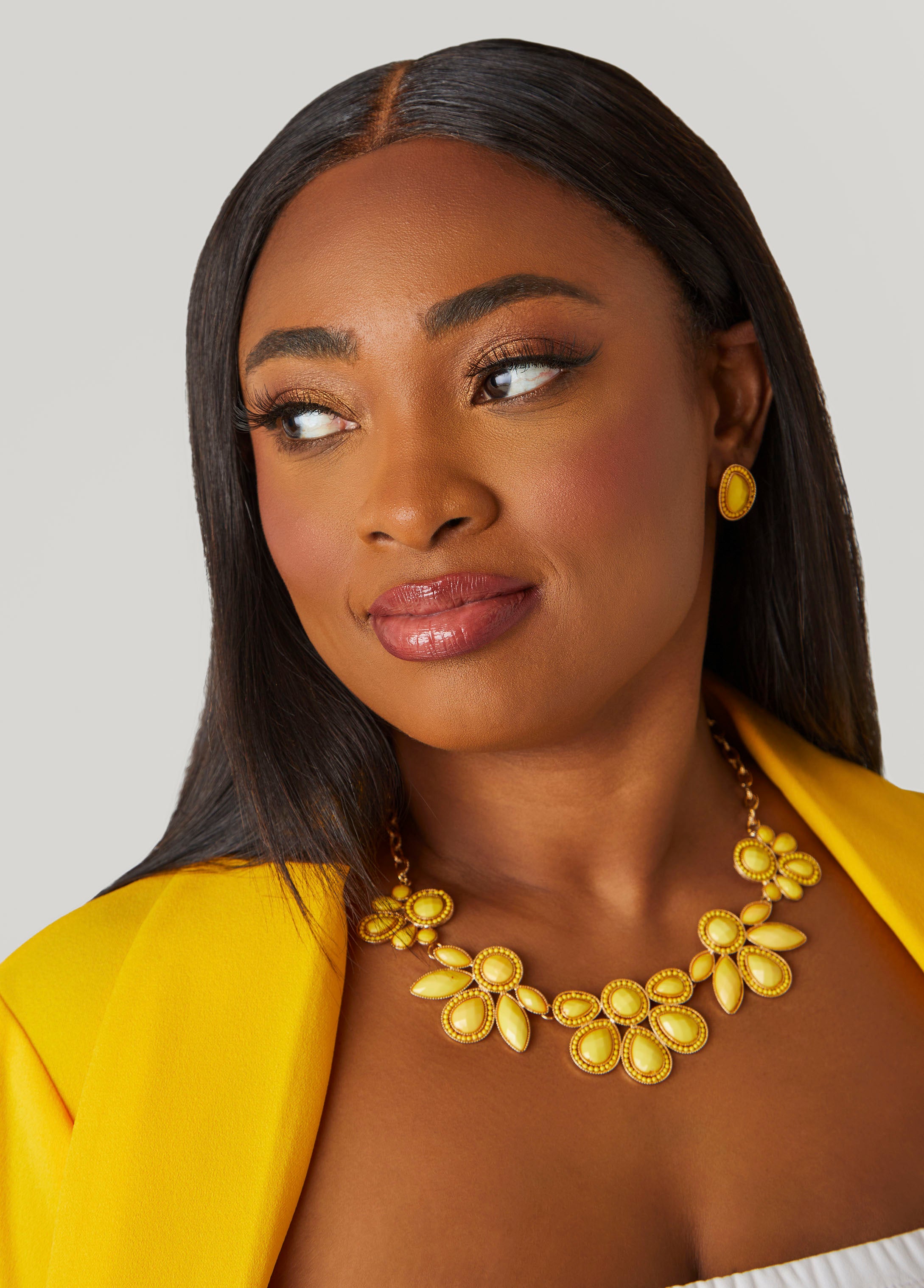 Beaded Flower Necklace Set、mySite、bengalsvssteelers