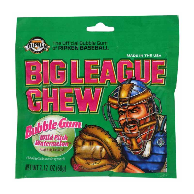 Big League Chew Pouch Watermelon Flavor、mySite、vikingsvslions