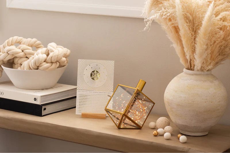 Talia Dreidel Terrarium - Gold、mySite、topwebapps