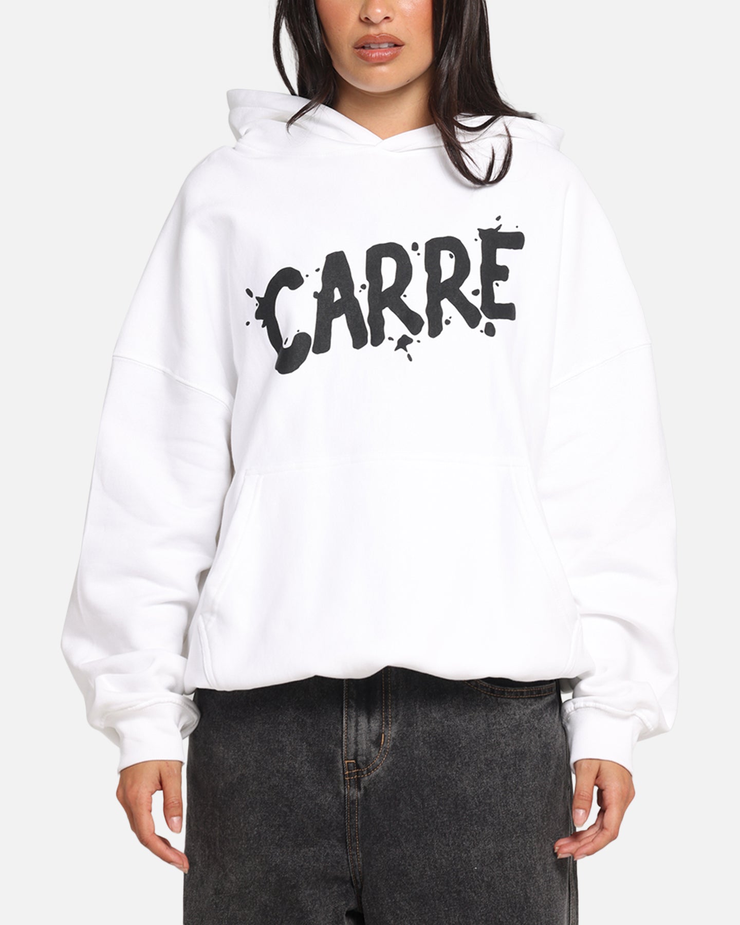 Carre Blotted Hoodie White、mySite、zt4zffjzw