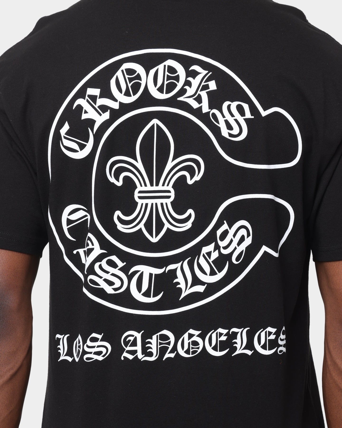 Crooks & Castles Gothic C T-Shirt Black、mySite、zt4zffjzw