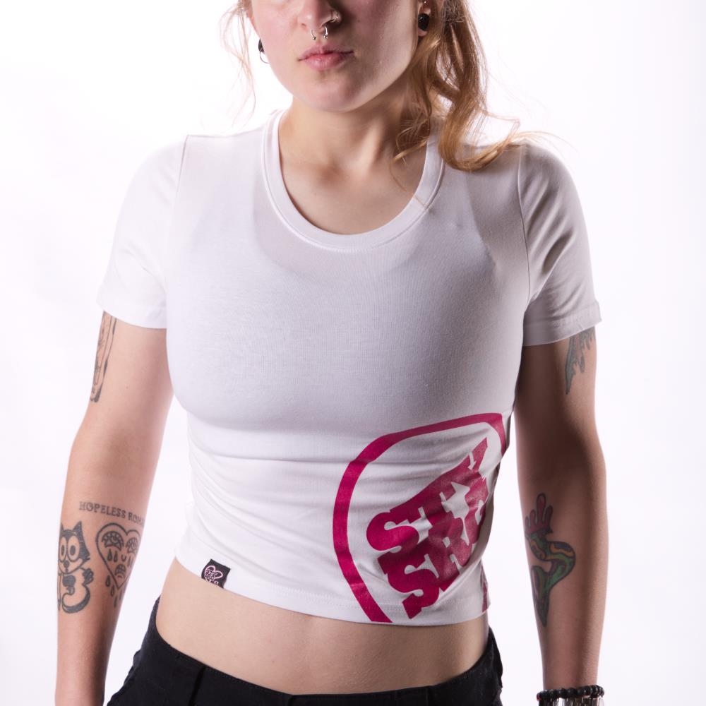 Stay Strong Icon Womens T-Shirt - White、mySite、merchandisen