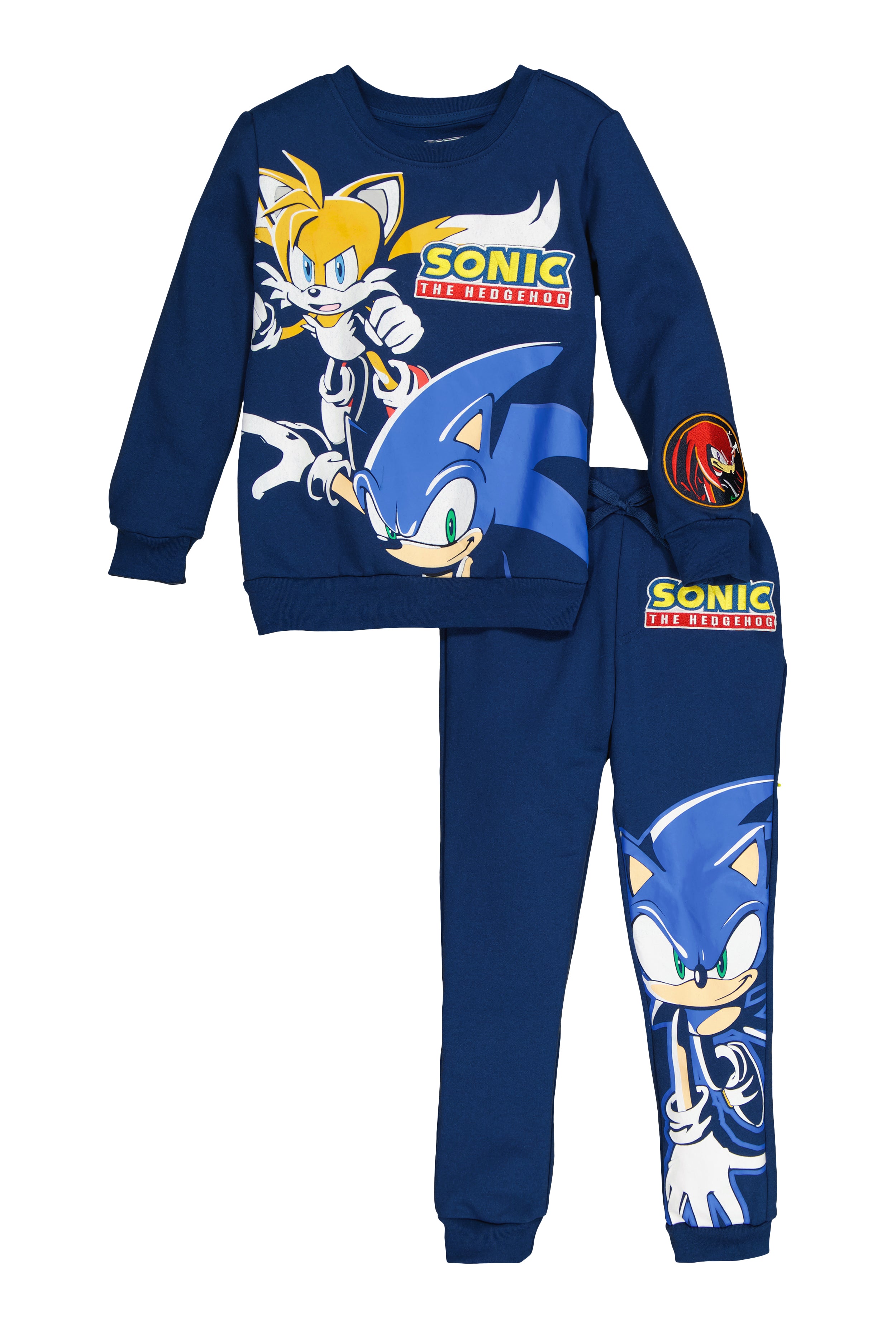 Little Boys Sonic The Hedgehog Sweatshirt and Joggers Set、mySite、camillekostekn