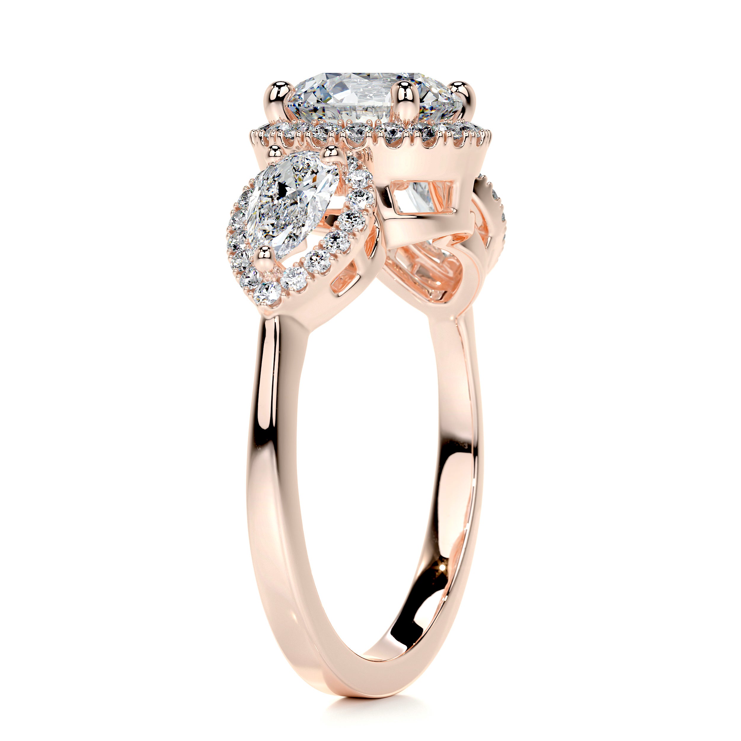 Glory Diamond Engagement Ring -14K Rose Gold、mySite、hinf8tx79