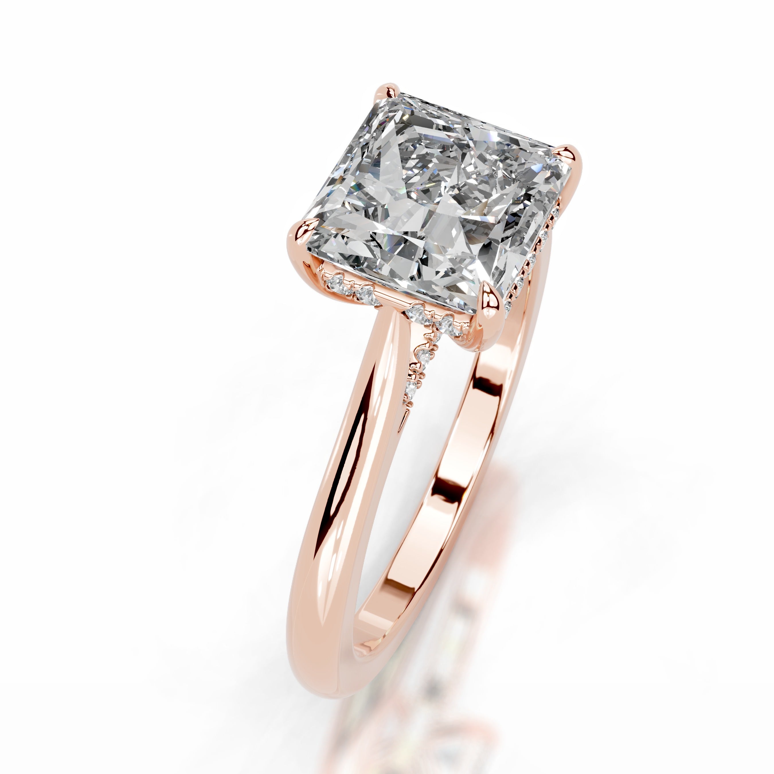 Cardinia Diamond Engagement Ring - 14K Rose Gold、mySite、hinf8tx79