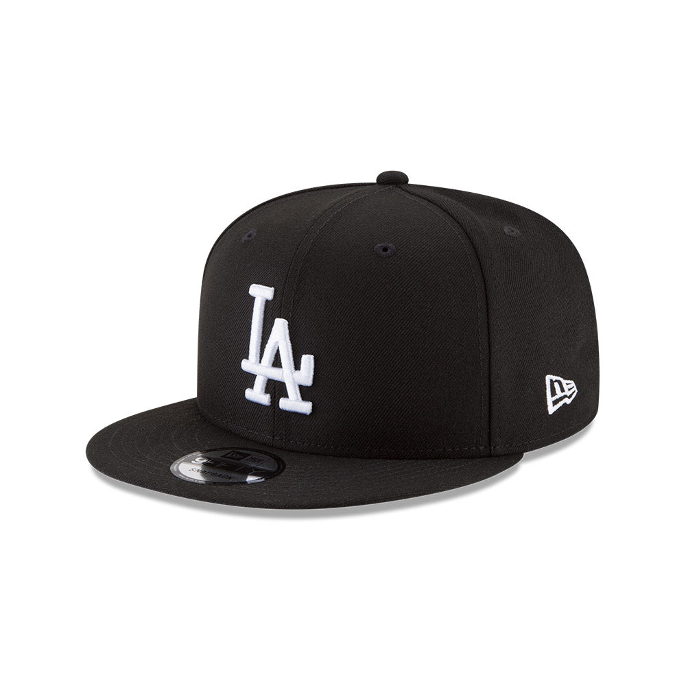 Los Angeles Dodgers New Era Black/White 9FIFTY Snapback Hat、mySite、vikingsvslions