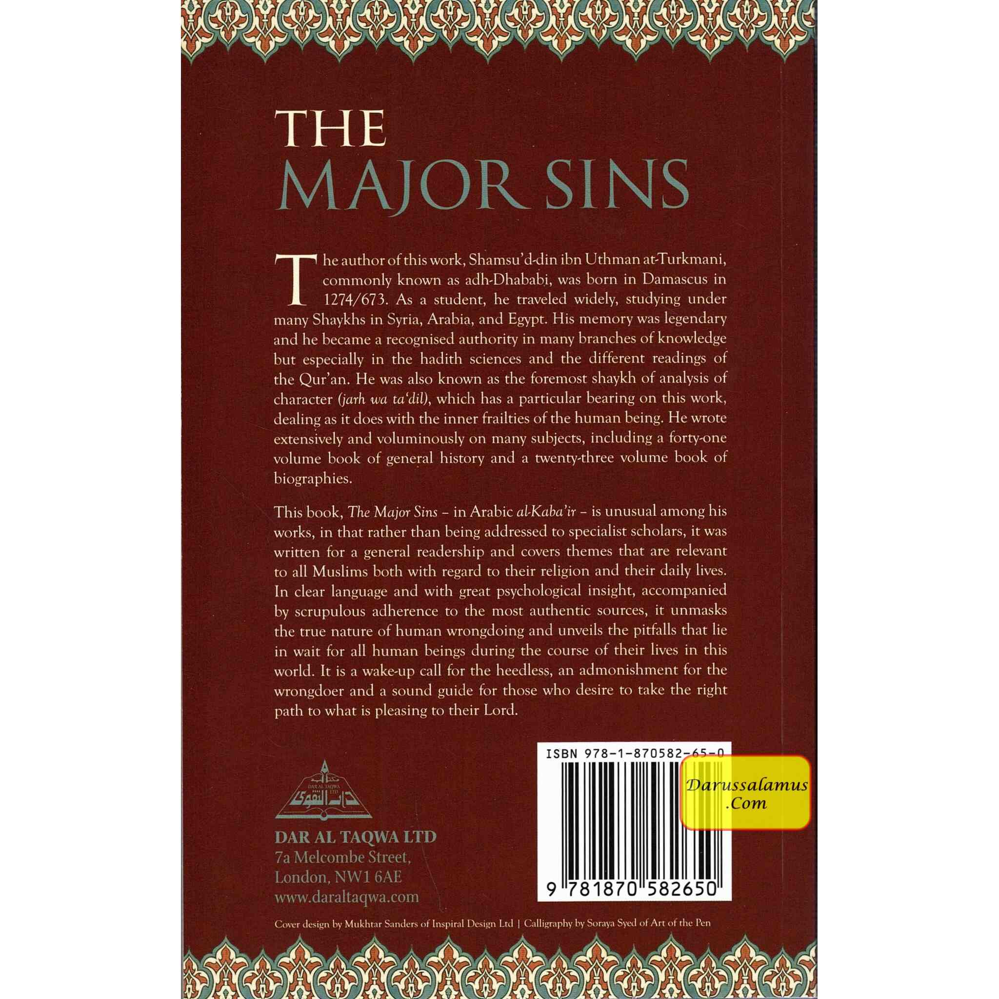 The Major Sins By Imam Shams ad-Din adh-Dhahabi、mySite、topwebapps