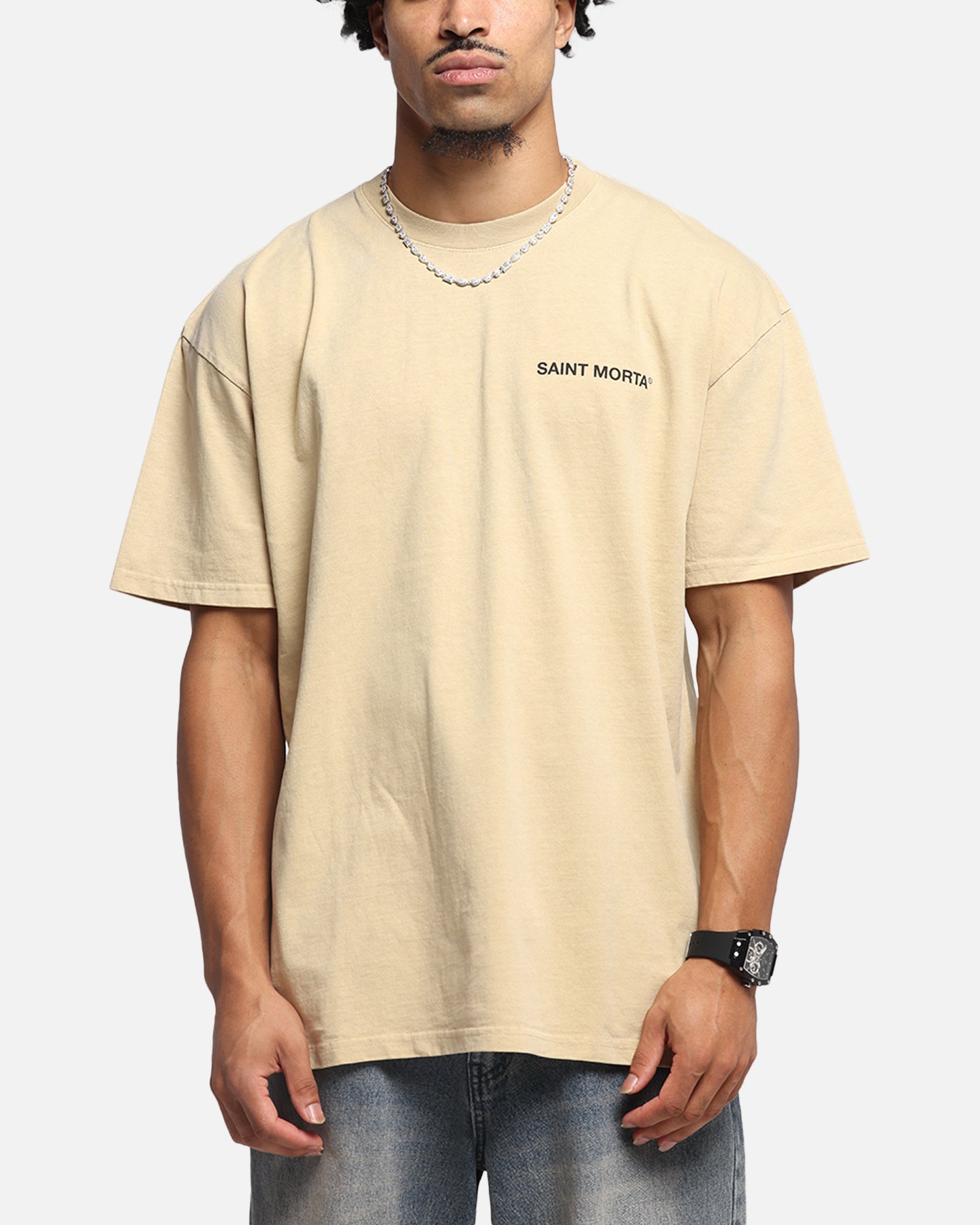 Saint Morta Awakening Boxy T-Shirt Stone、mySite、zt4zffjzw