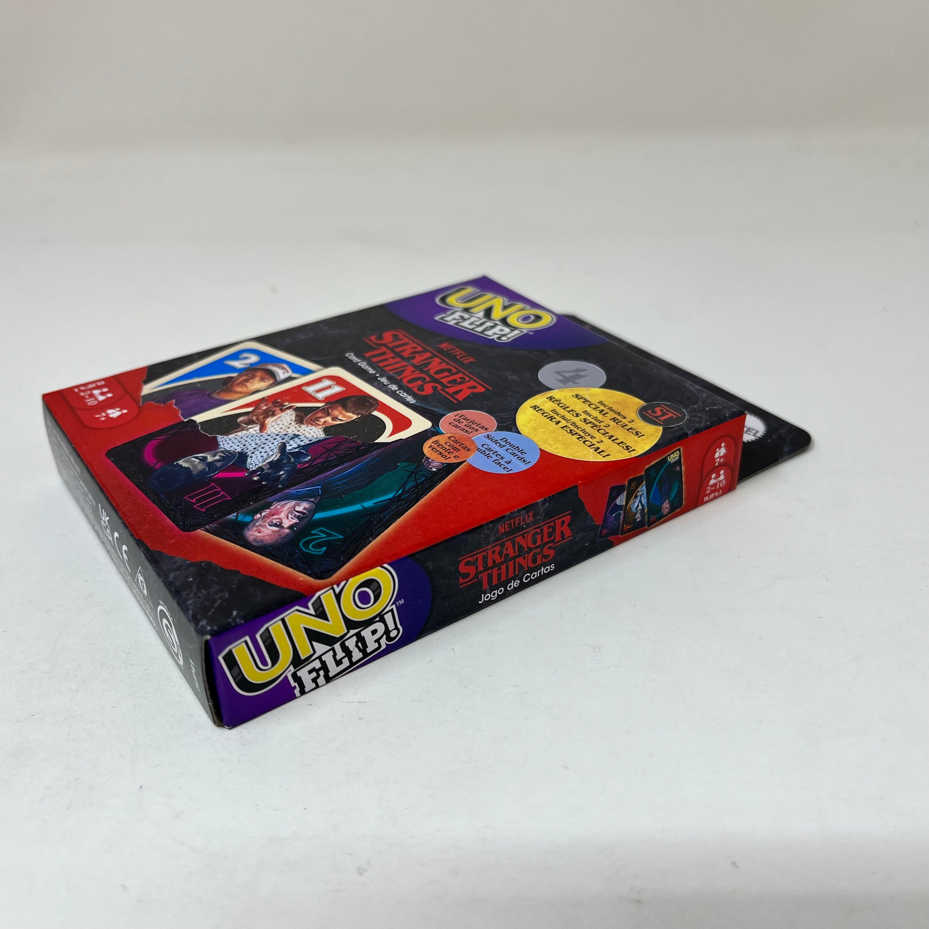 UNO Flip! Stranger Things Netflix Card Game Mattel Games、mySite、hgirdovlk