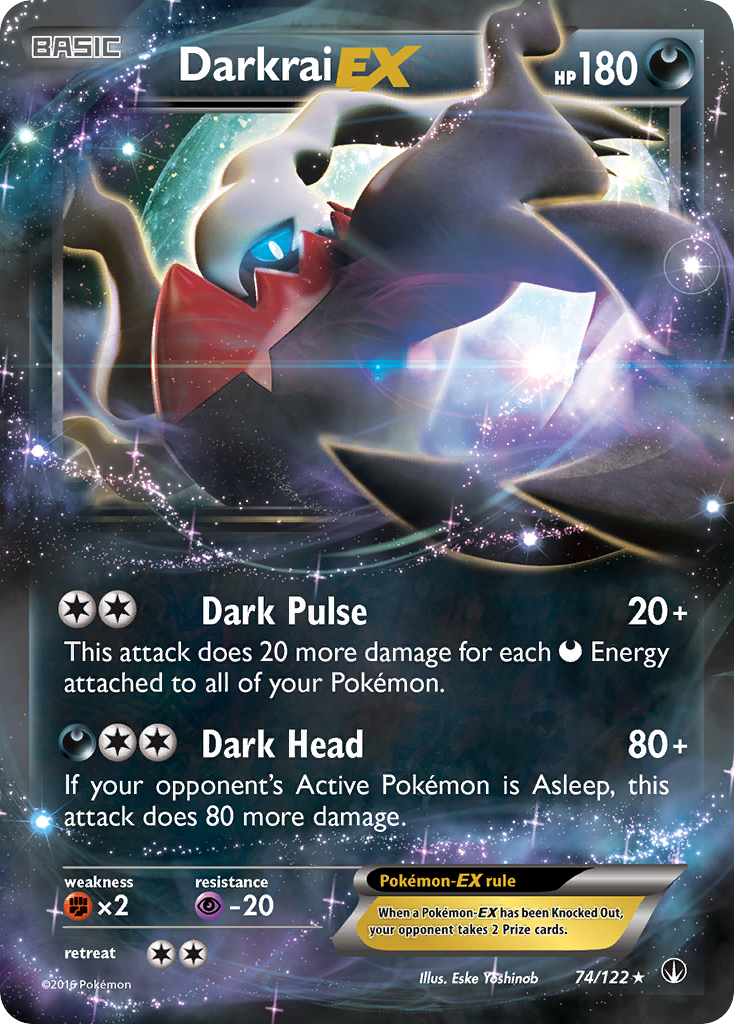 Darkrai EX (74/122) XY: BREAKpoint、mySite、waistdrama