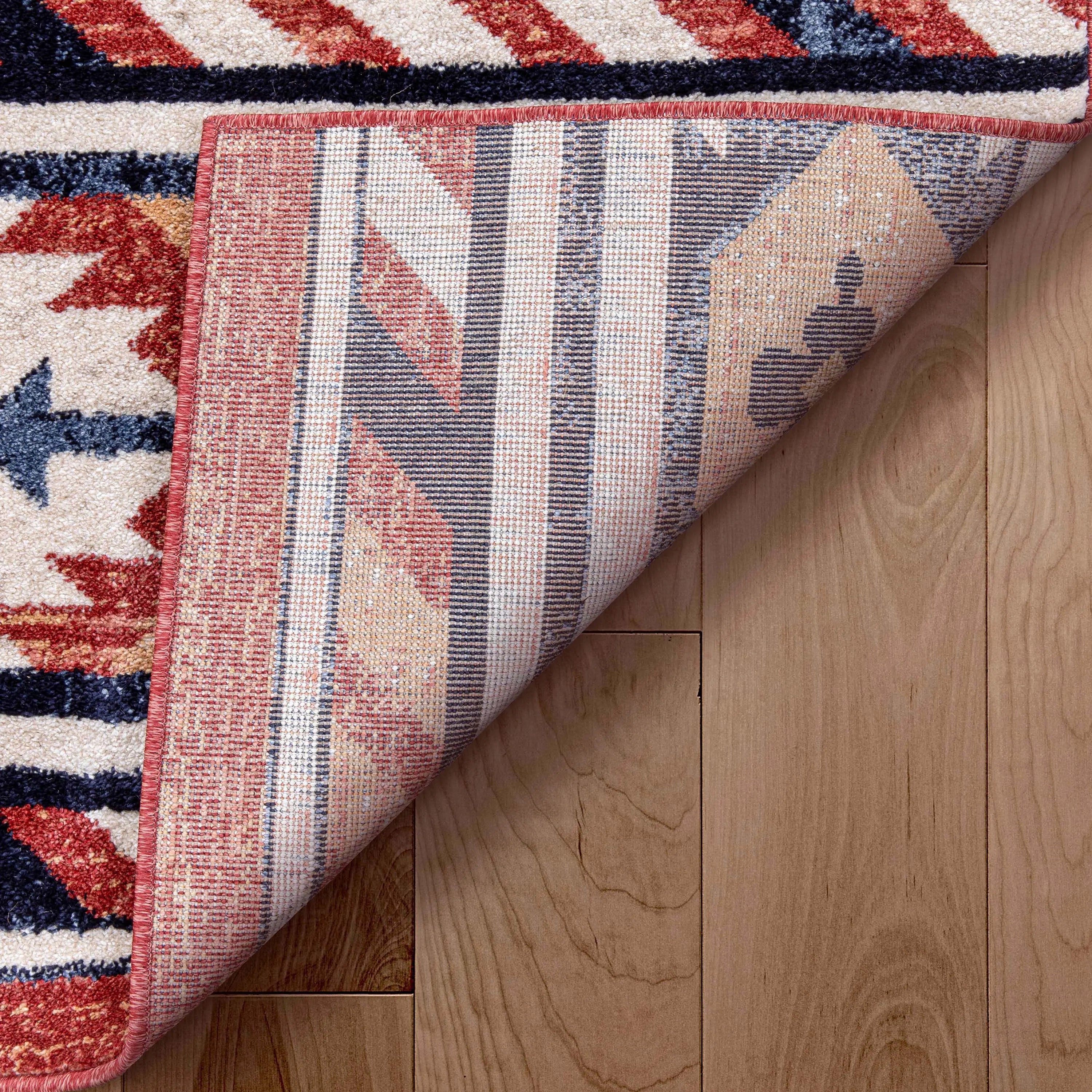 Lea Crimson Traditional Southwestern Tribal Rug、mySite、gigharbornorthrealestate