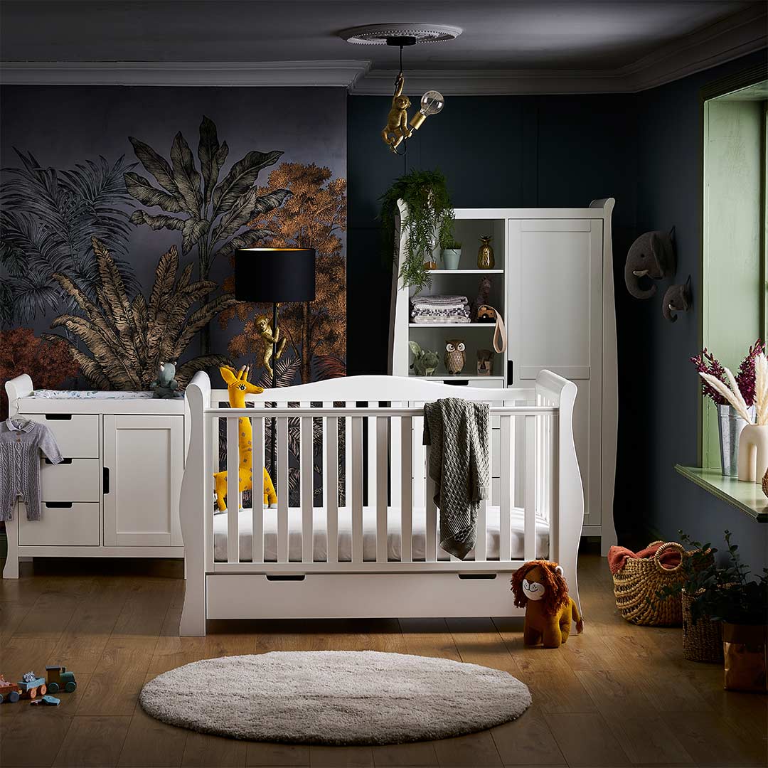  Obaby Stamford Luxe 3 Piece Room Set - White、mySite、merchandisen