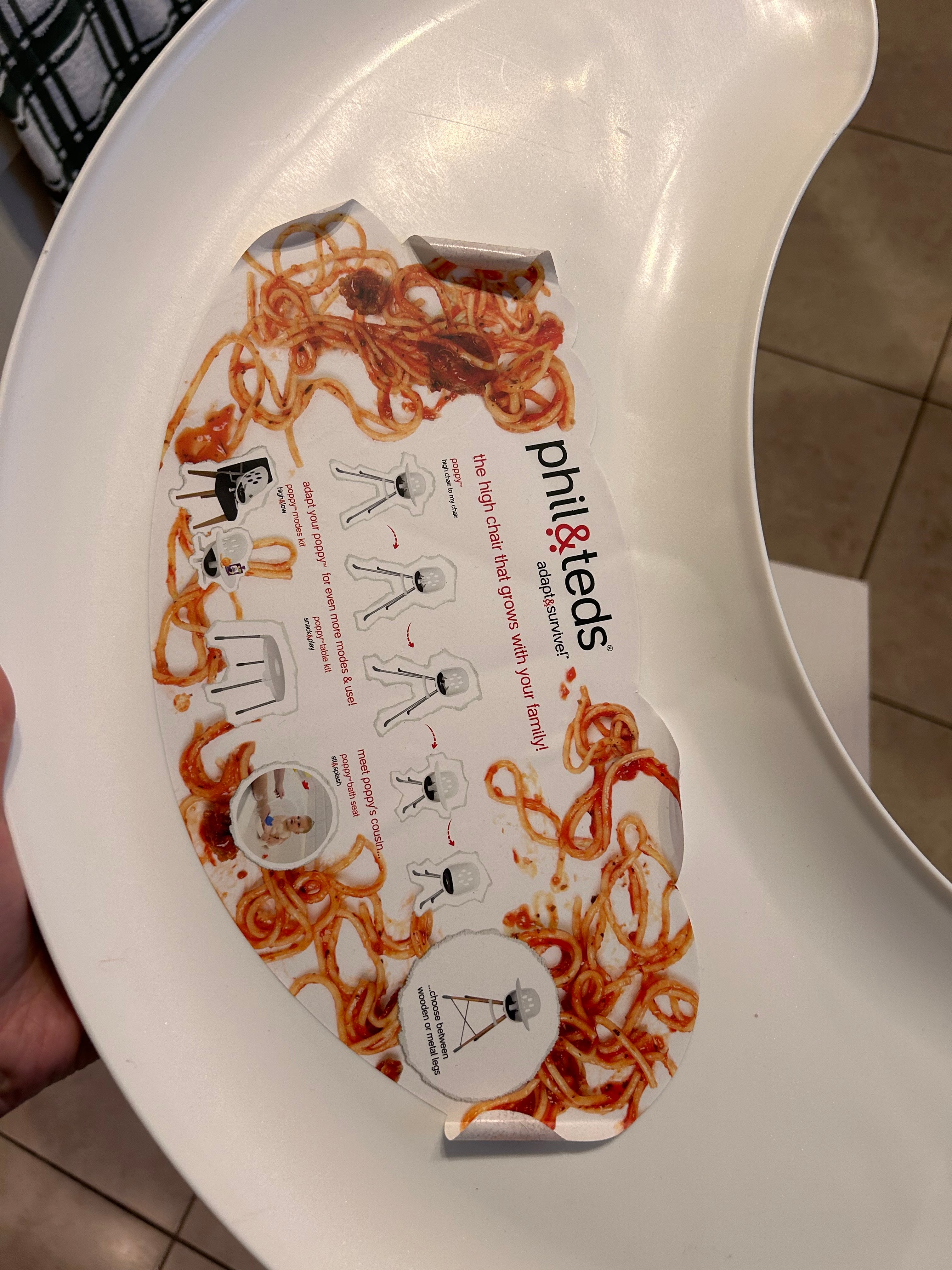  Preloved Phil & Teds Poppy Highchair - Wooden - Black、mySite、merchandisen