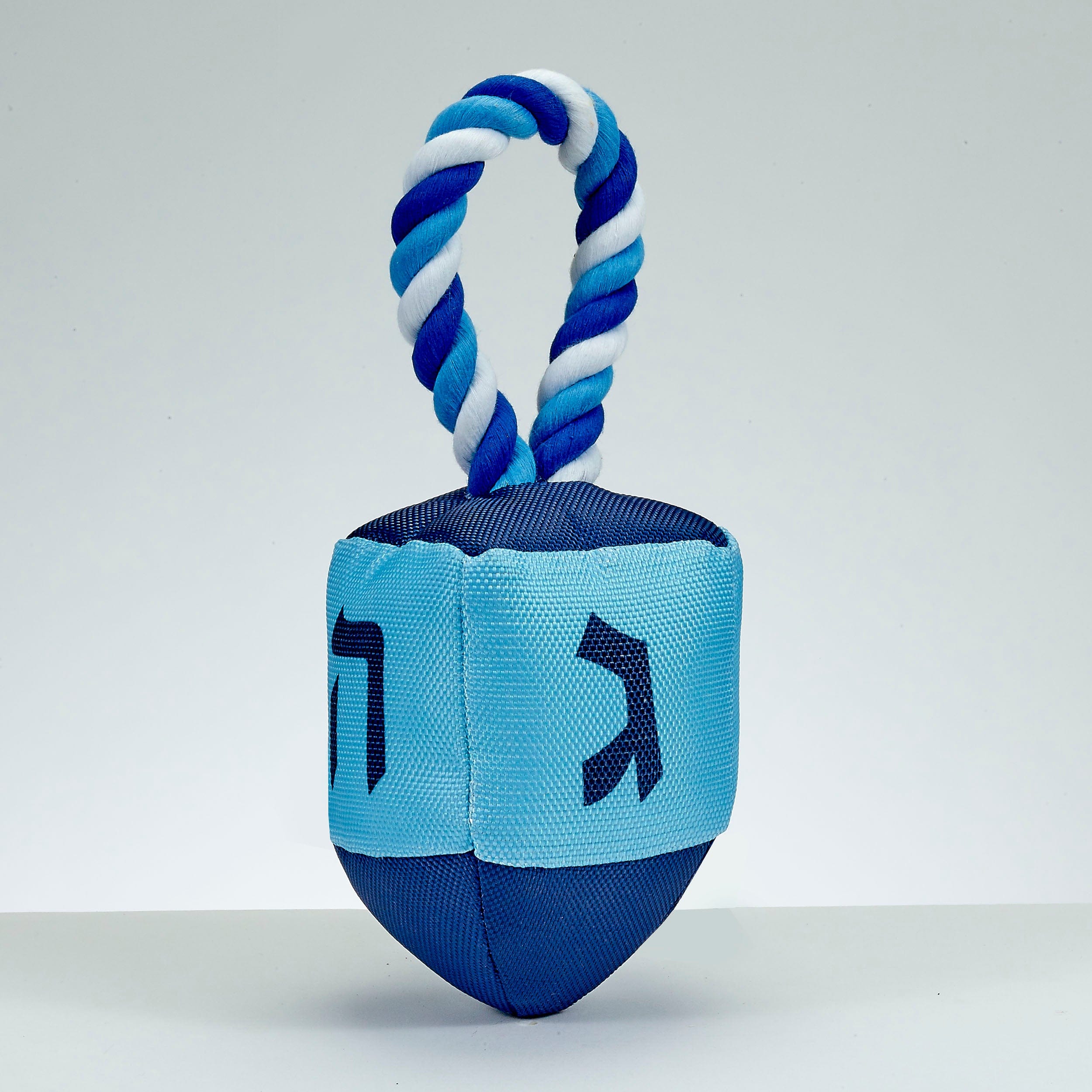 Chewdaica™ Oxford Dreidel Squeaky Dog Toy With Rope、mySite、topwebapps