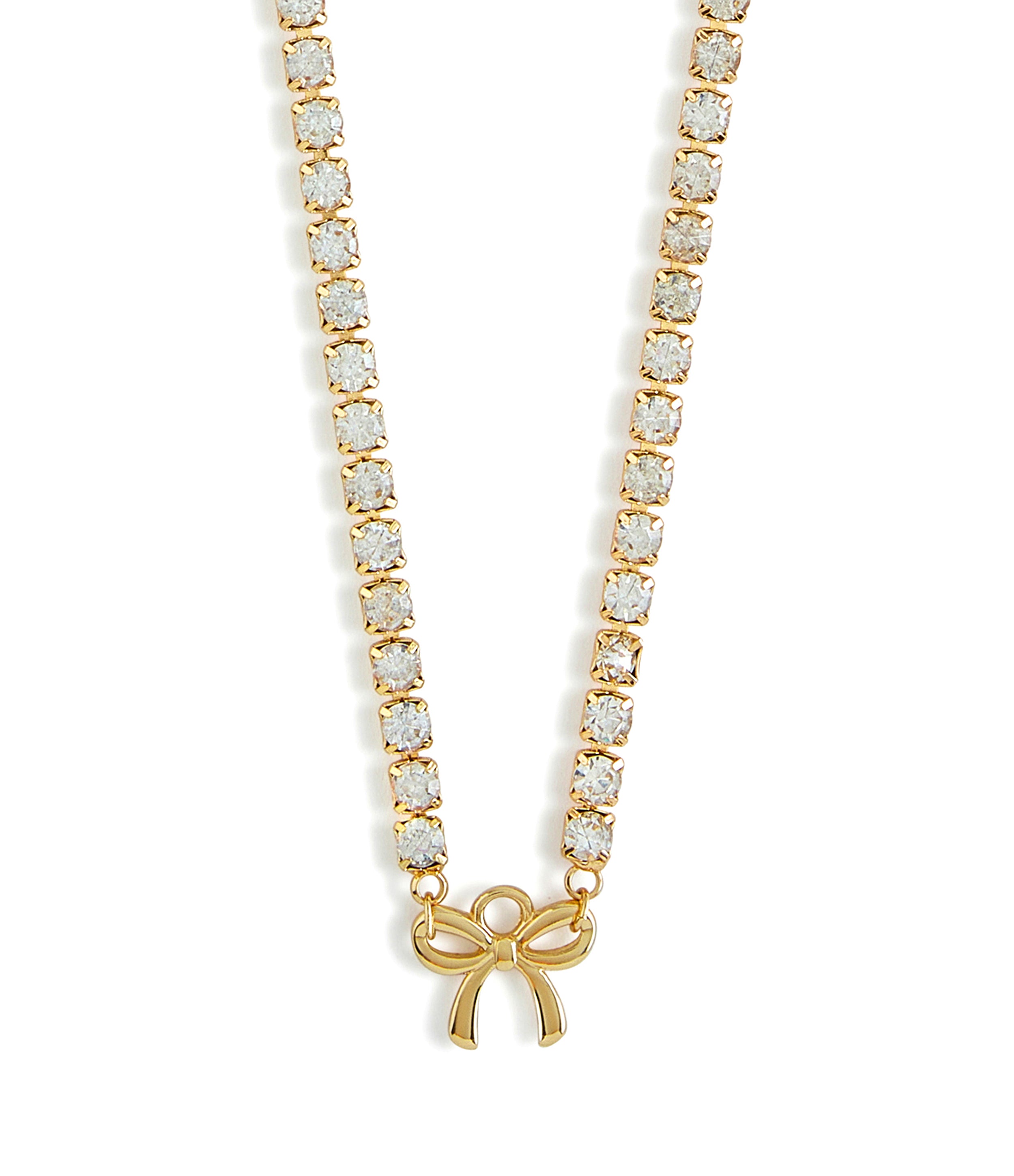 BOW NECKLACE SET PEARL GOLD、mySite、dreamappss