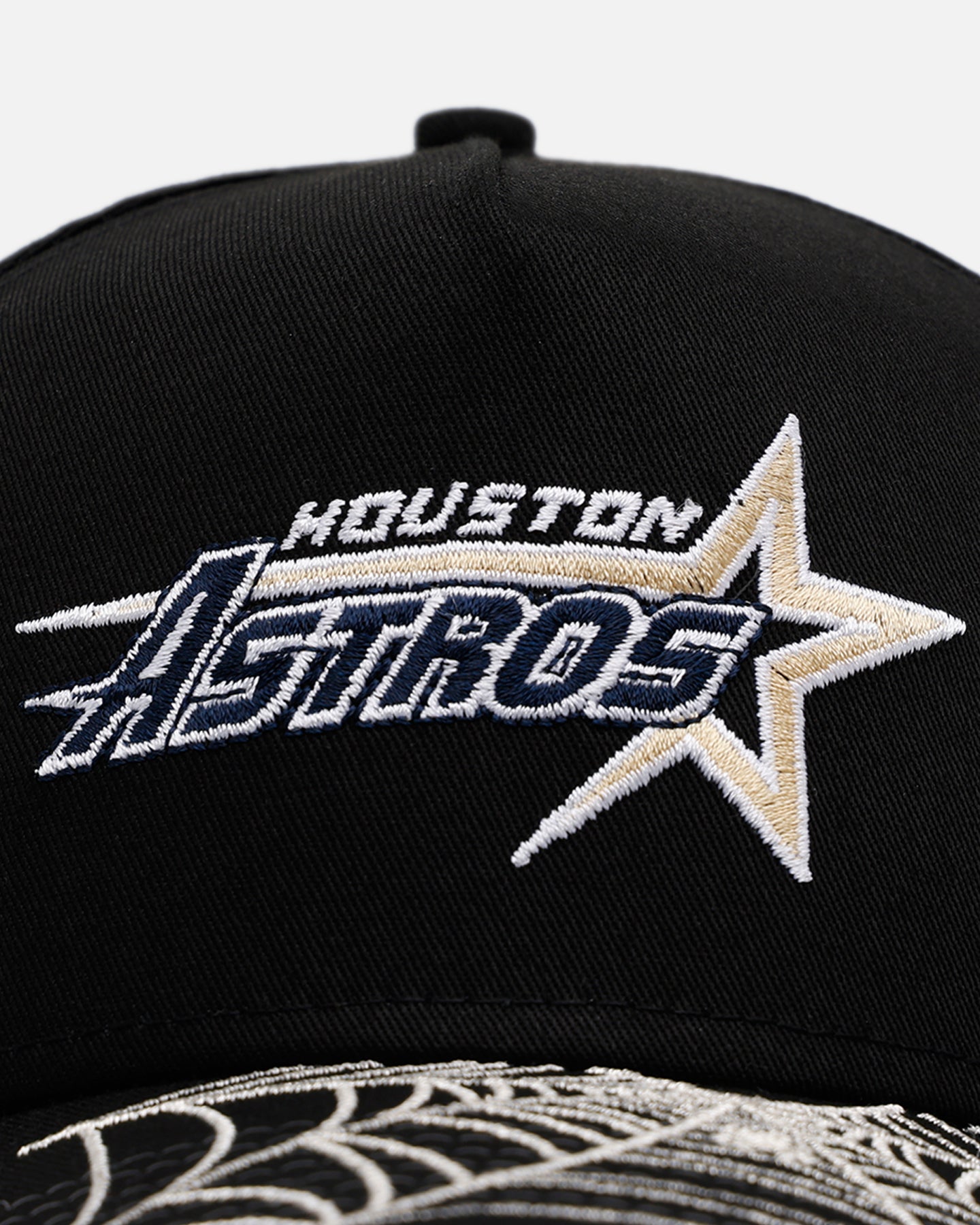 New Era Houston Astros 'Spider Web Visor' 9FORTY A-Frame Snapback Black、mySite、zt4zffjzw
